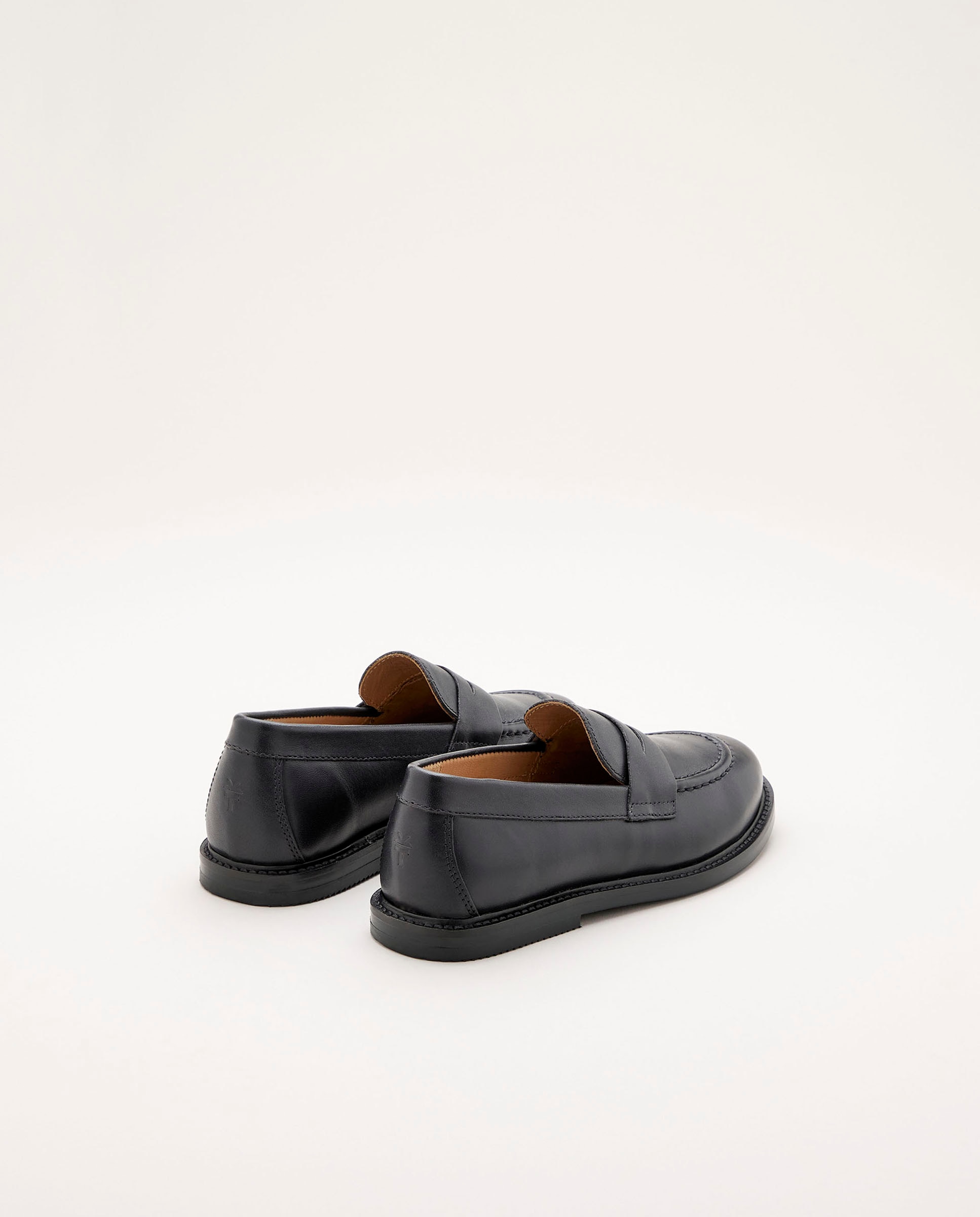 Mocassins em Pele com Travessão Coconut El Corte Inglés Azul-marinho-3
