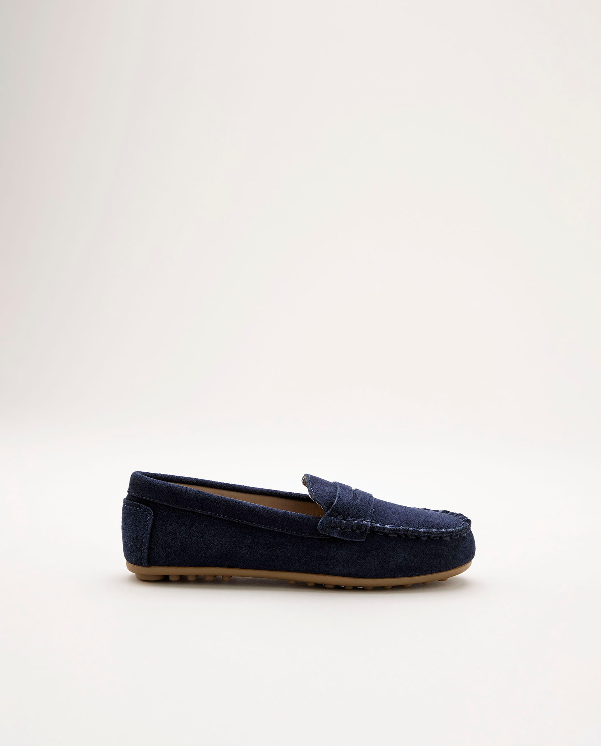 Mocasin antifaz serraje de niño - Coconut El Corte Inglés - Azul marino Azul marino-1