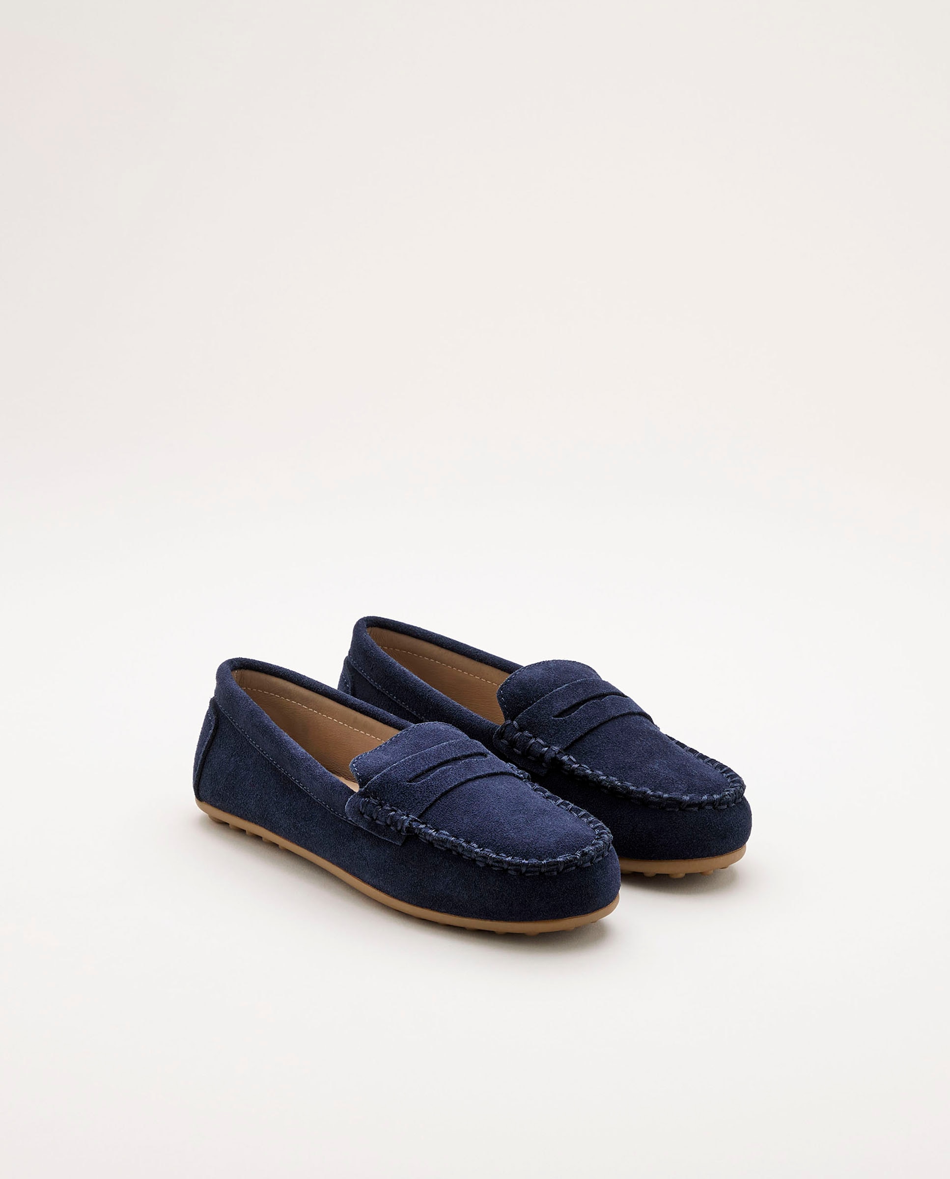 Mocasin antifaz serraje de niño - Coconut El Corte Inglés - Azul marino Azul marino-2