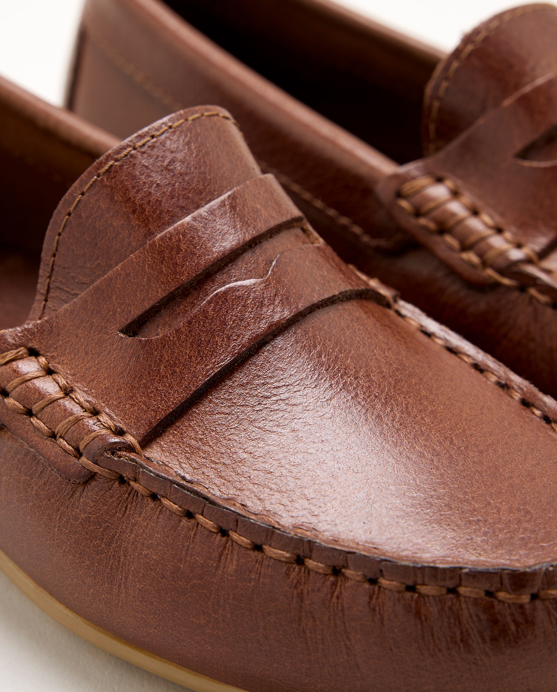 Imagen 5 de Mocasines de niño realizados en piel con antifaz - Coconut El Corte Inglés - Marrón Marrón