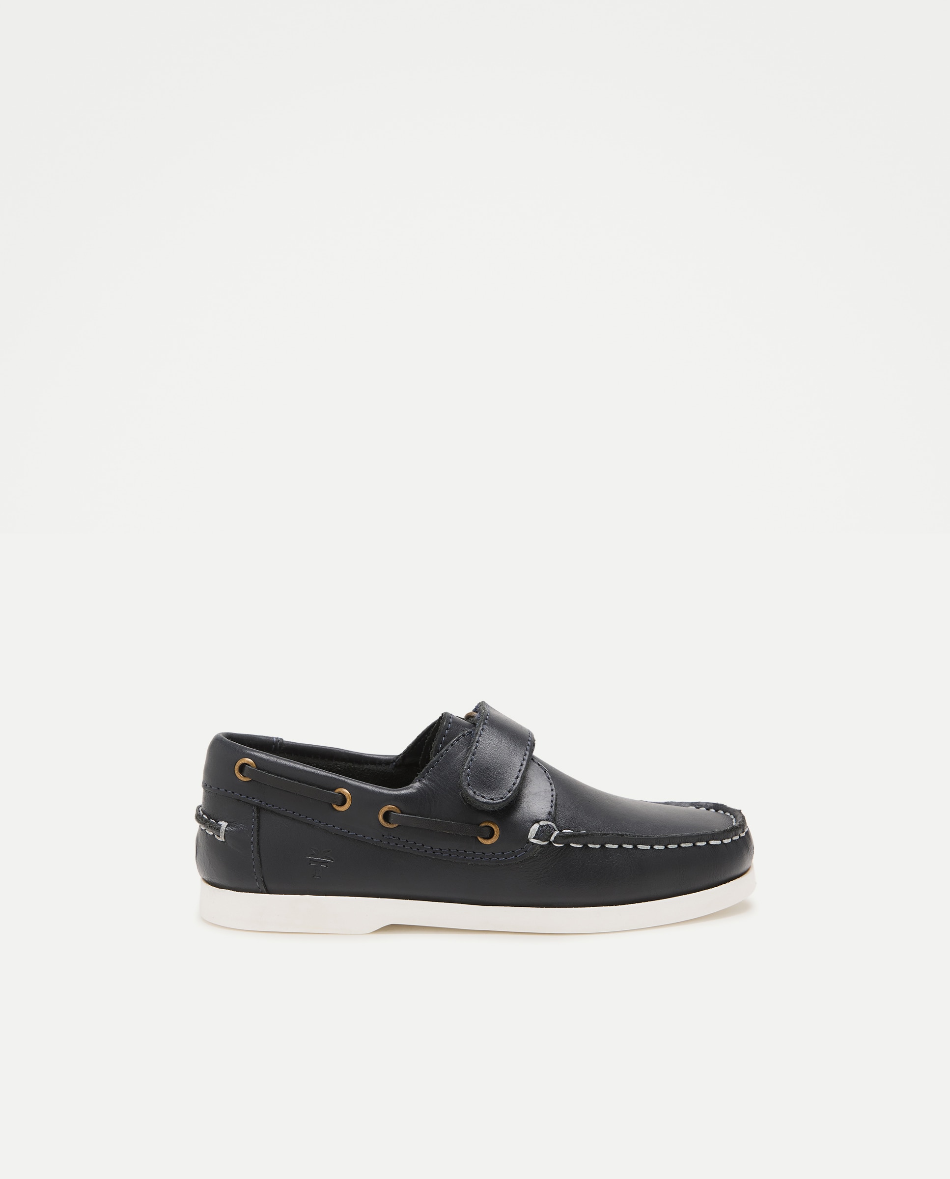 Náuticos em Pele com Velcro Azul-marinho-1