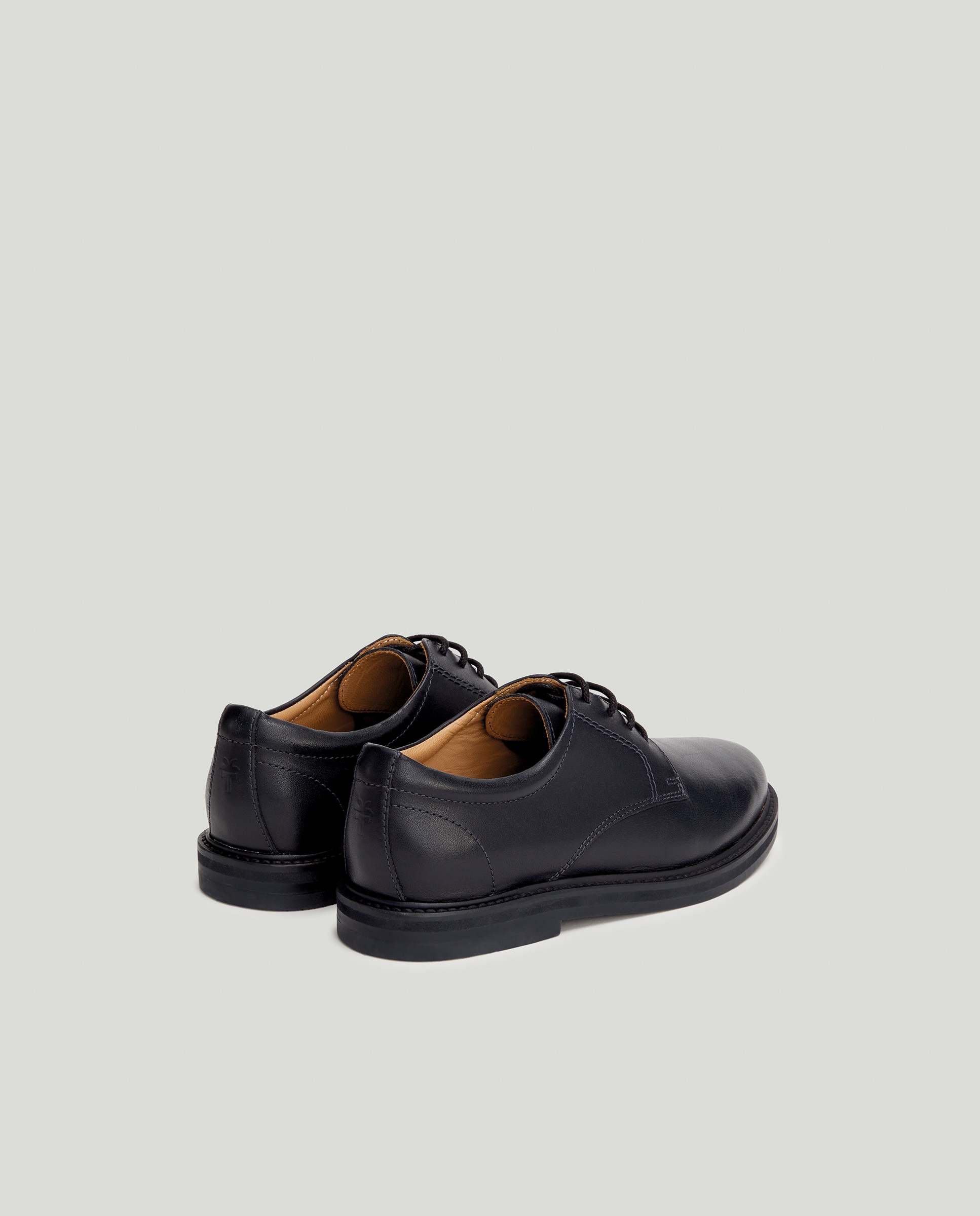Bluchers com Atacadores e em Pele Lisa Coconut El Corte Inglés Azul-marinho-3