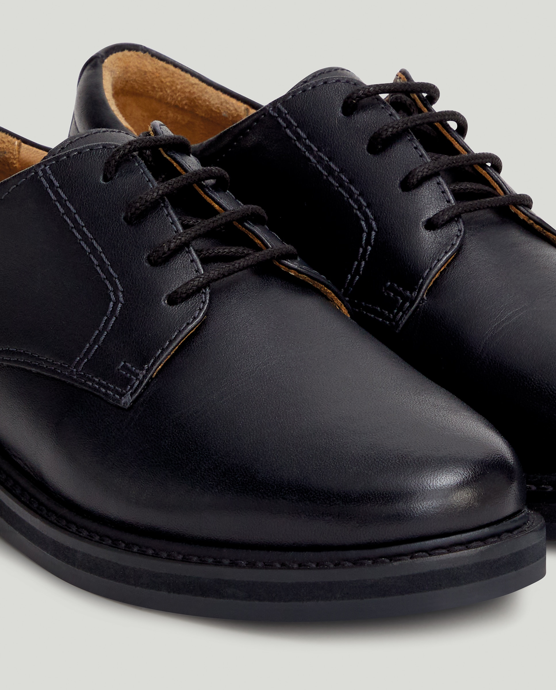 Bluchers com Atacadores e em Pele Lisa Coconut El Corte Inglés Azul-marinho-5