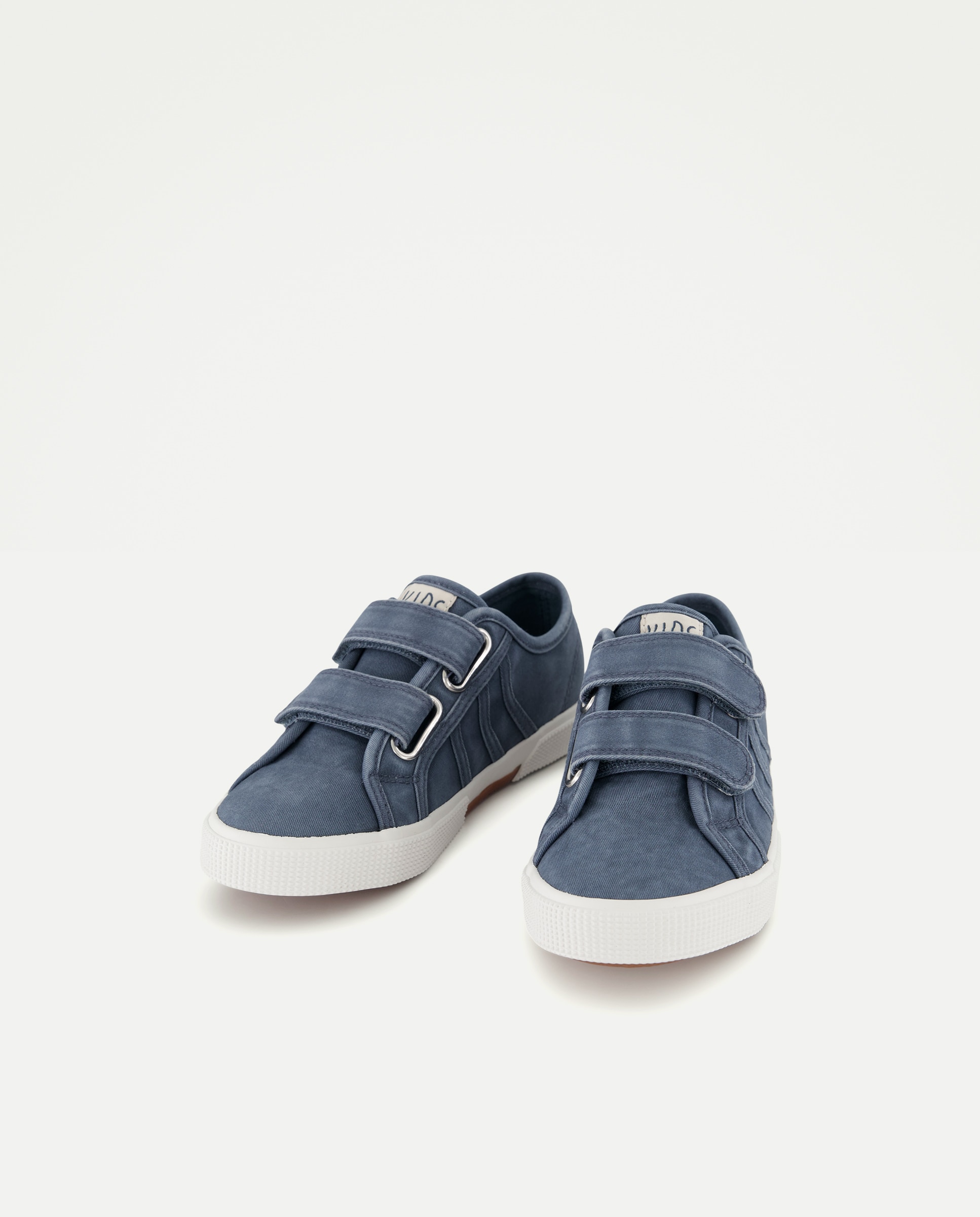 Sapatilhas de Lona com Fecho de Velcro Azul-marinho-2