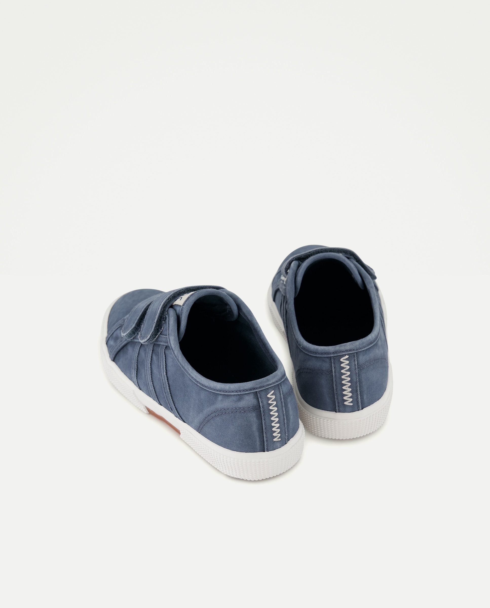 Sapatilhas de Lona com Fecho de Velcro Azul-marinho-3