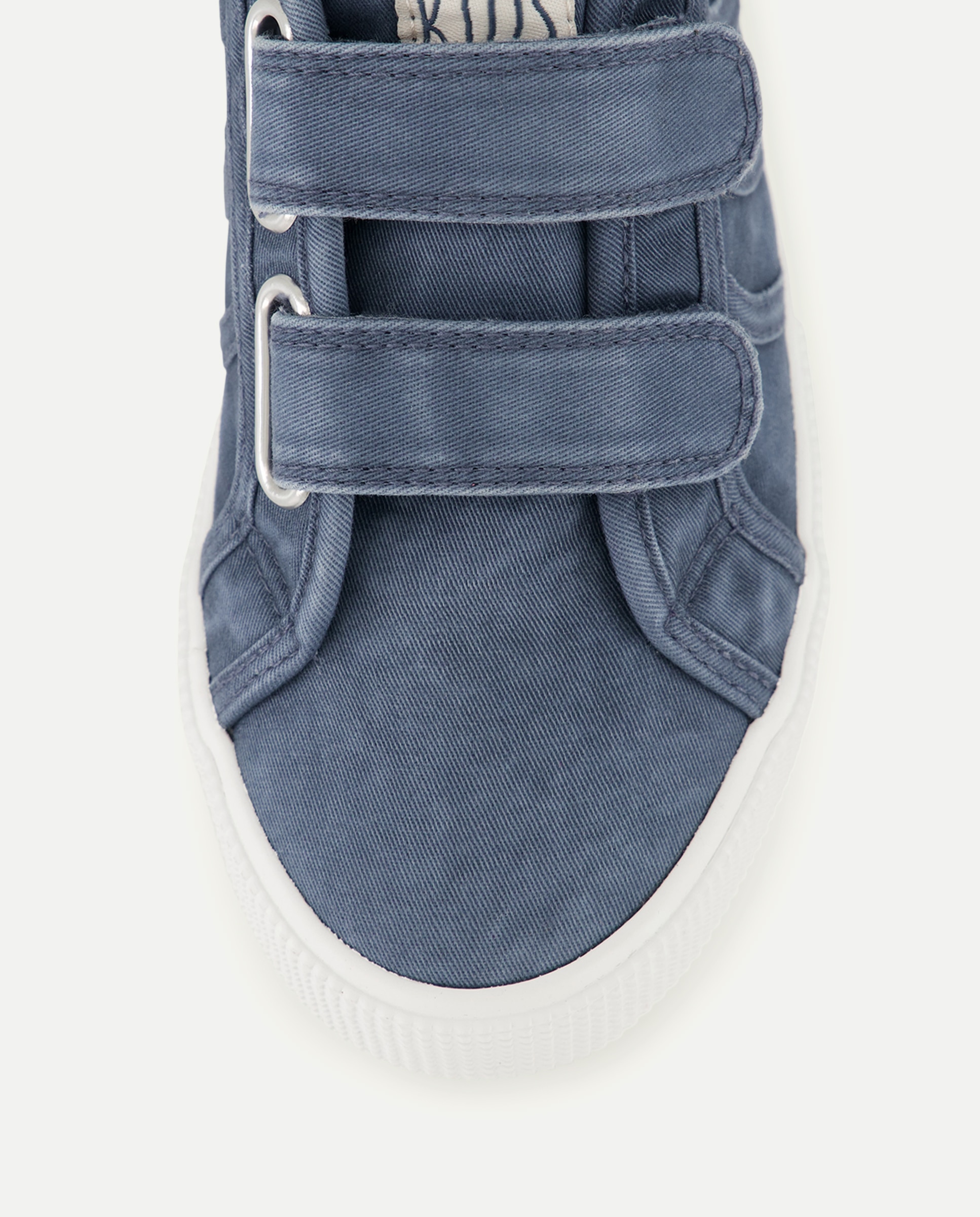 Sapatilhas de Lona com Fecho de Velcro Azul-marinho-5