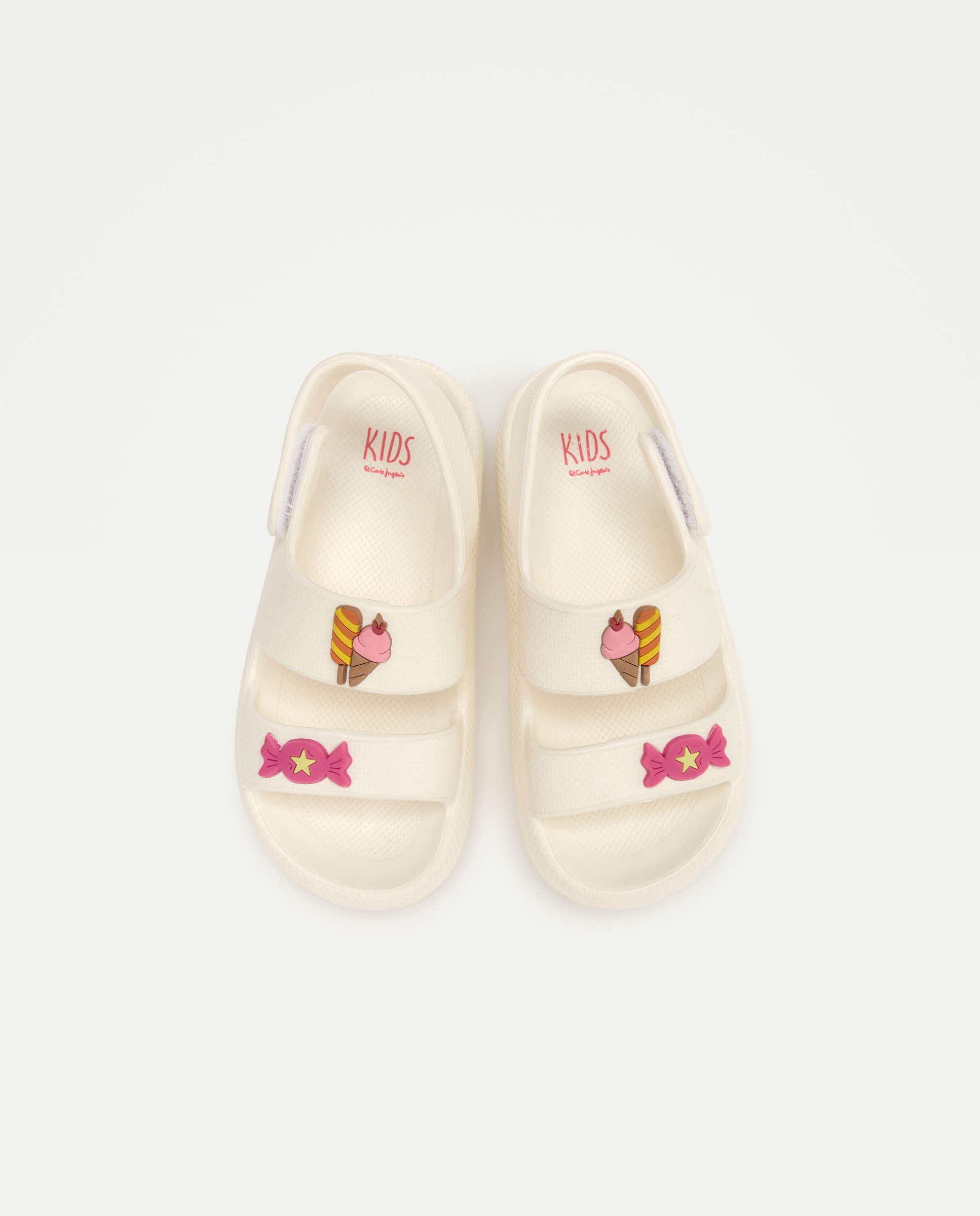 Chinelos com Pins Branco-4