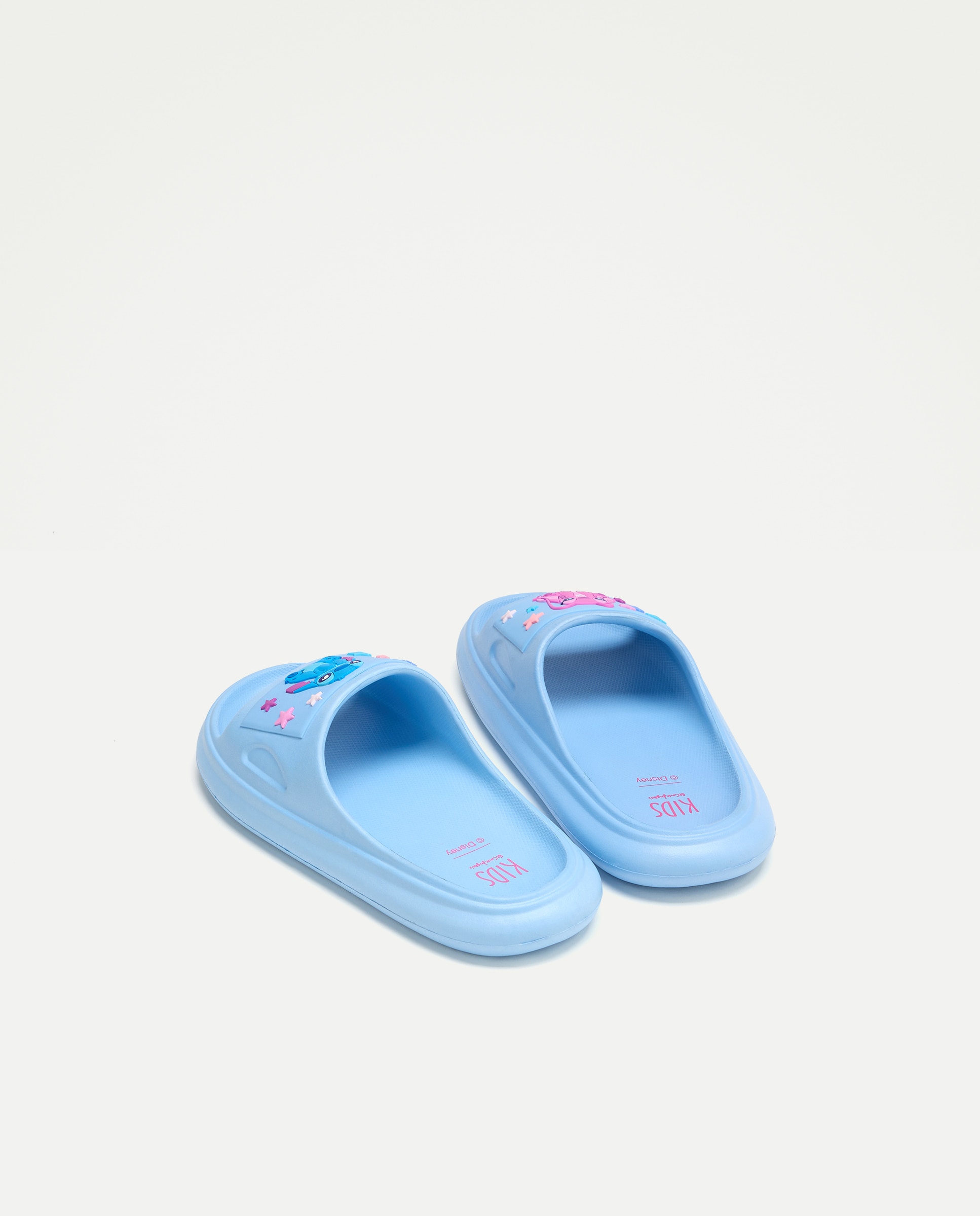 Sandálias com Estampado Stitch e Glitter 400 Azul-3