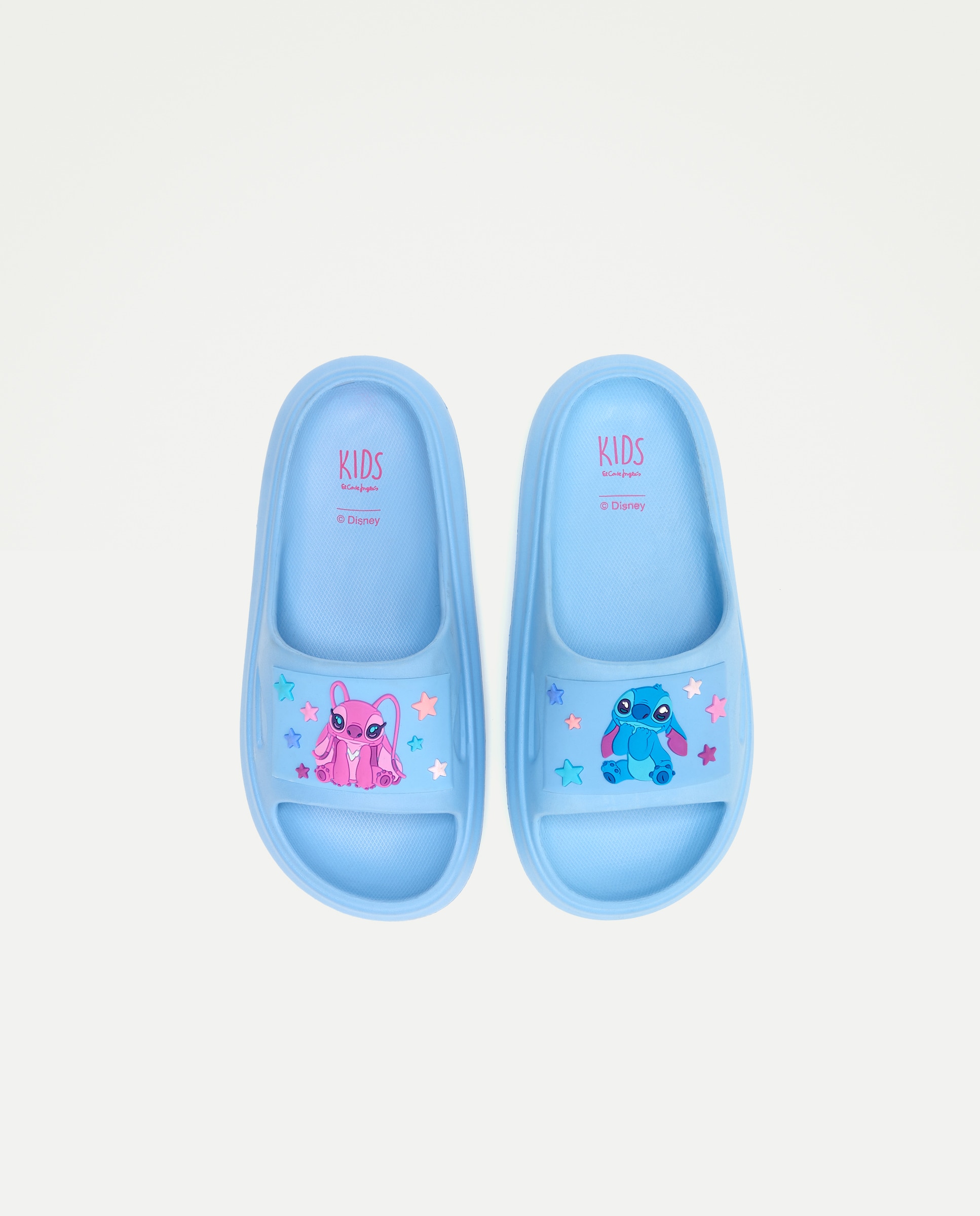 Sandálias com Estampado Stitch e Glitter 400 Azul-4