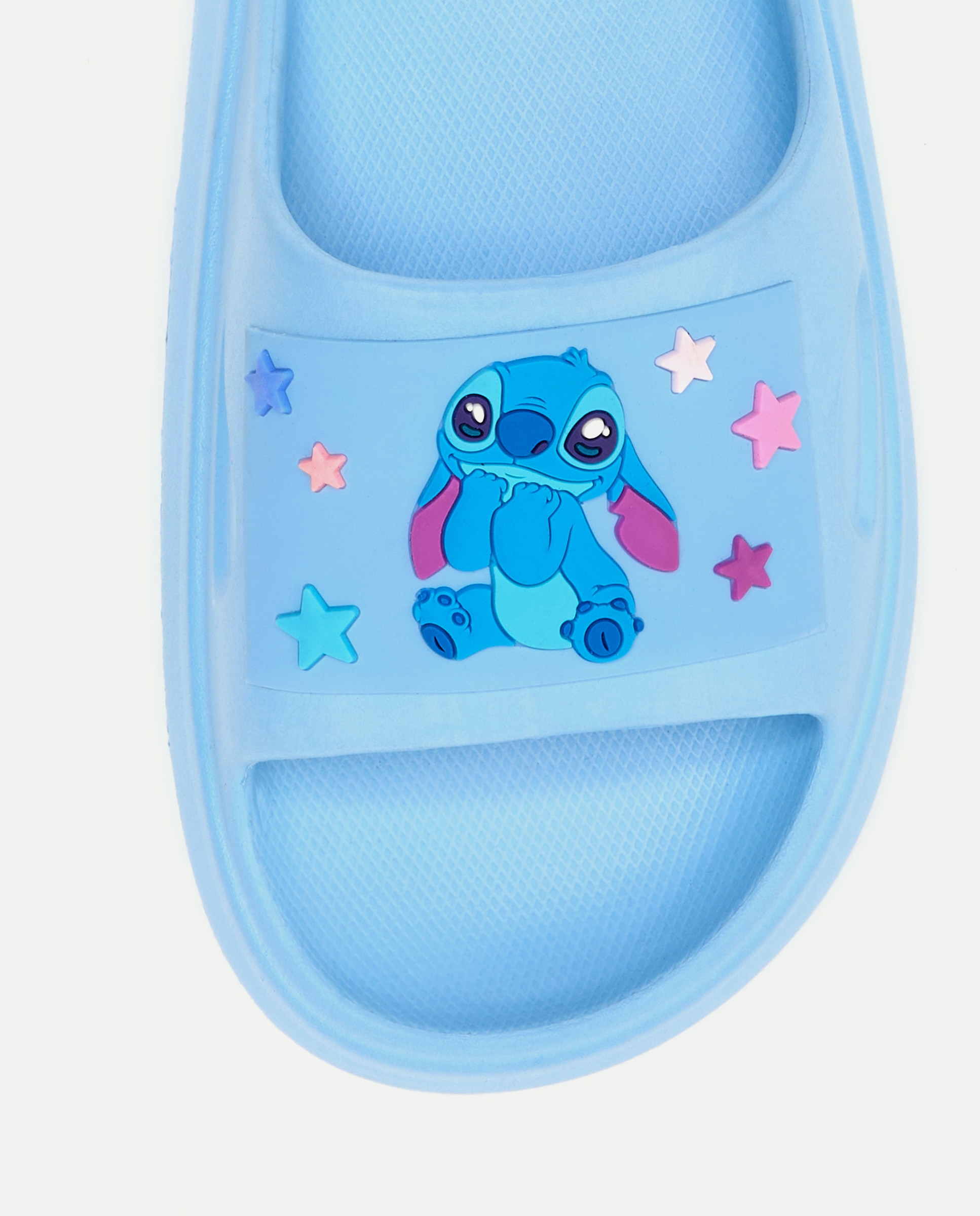 Sandálias com Estampado Stitch e Glitter 400 Azul-5