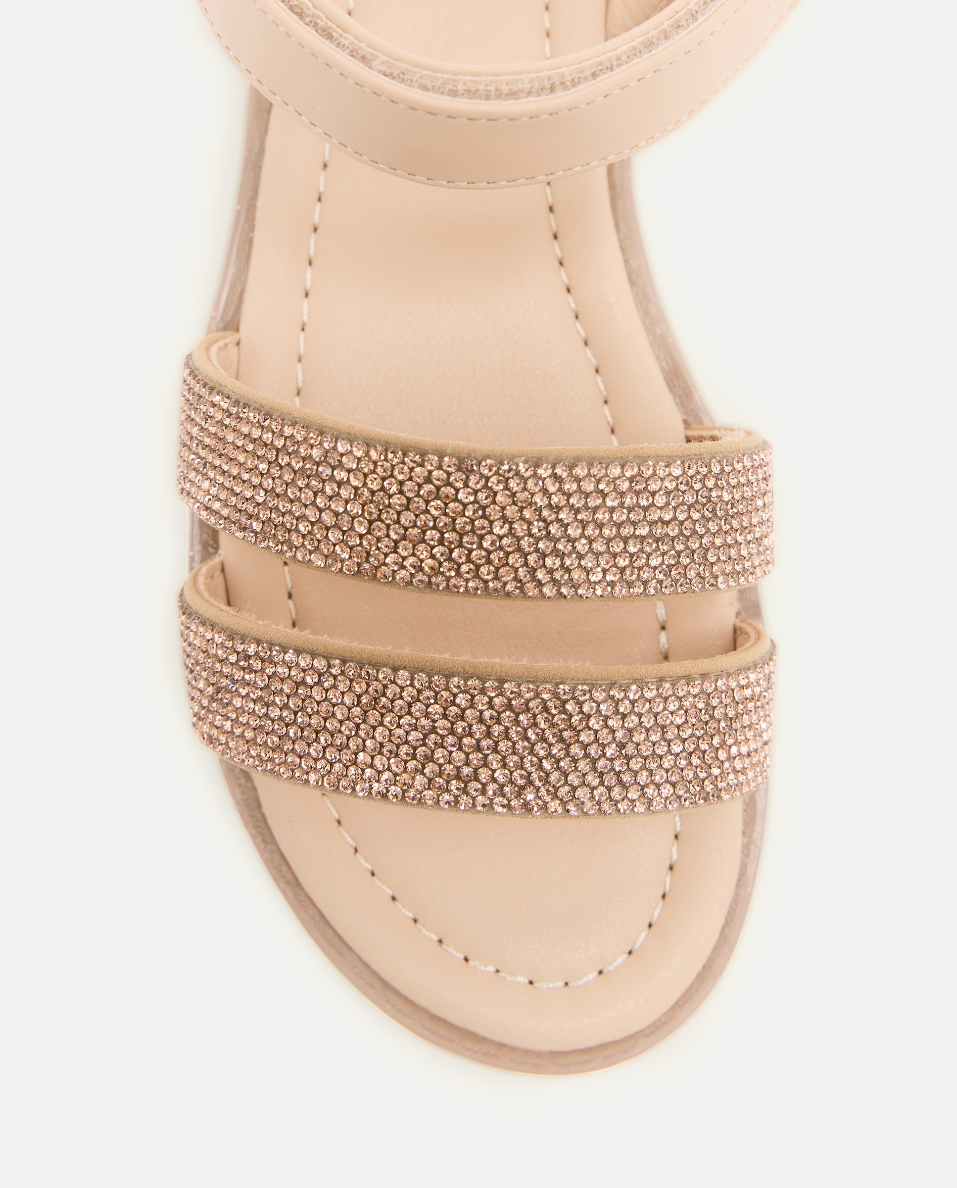 Sandálias de Tiras Strass Kids El Corte Inglés Castanho-5