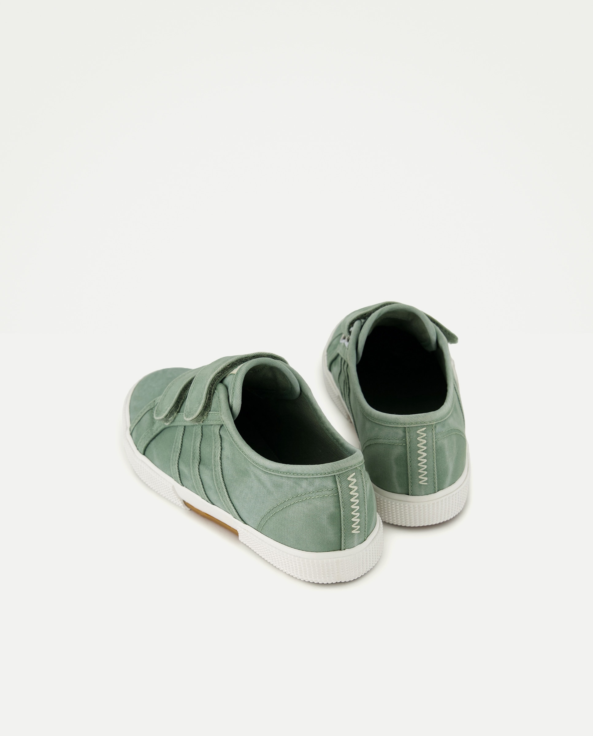 Sapatilhas de Lona com Fecho de Velcro Kids El Corte Inglés Verde-3