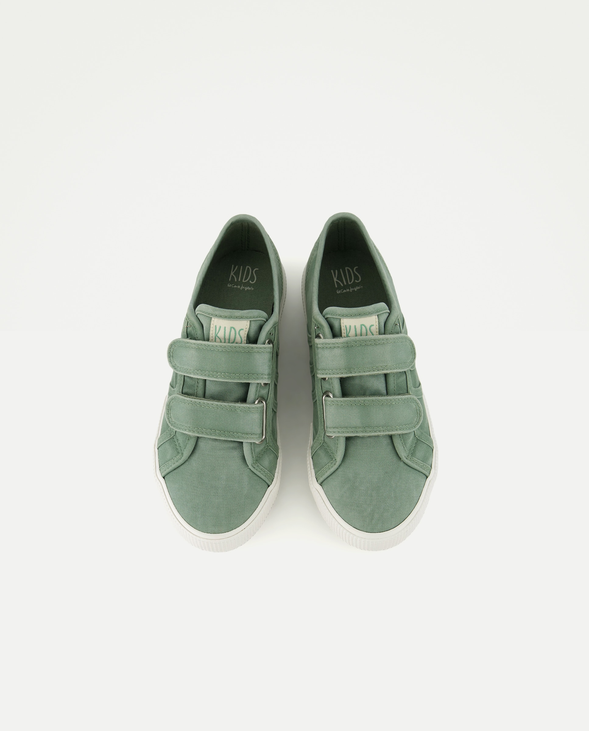 Sapatilhas de Lona com Fecho de Velcro Kids El Corte Inglés Verde-4