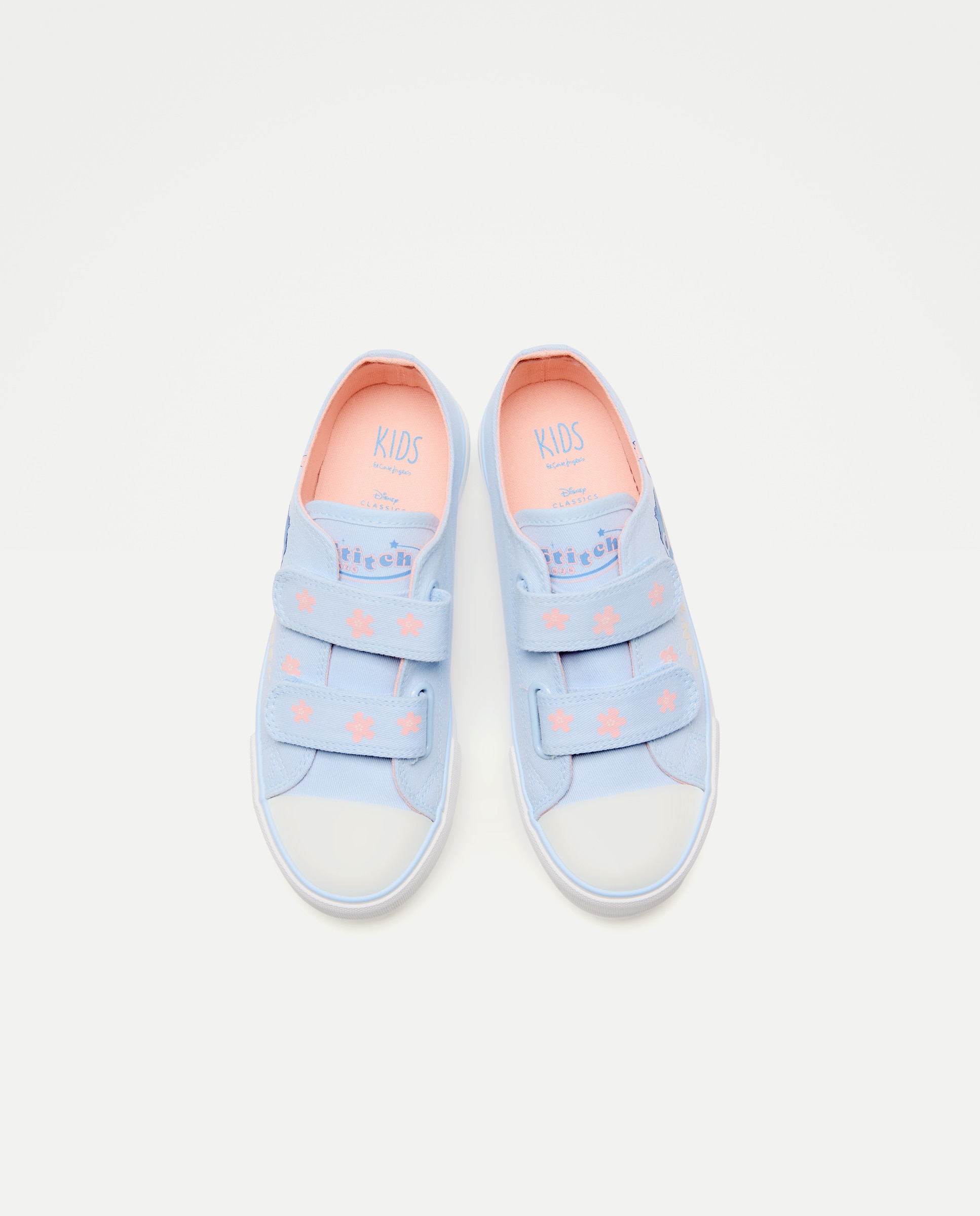 Sapatilhas de Lona Stitch com Velcros Kids El Corte Inglés 400 Azul-4
