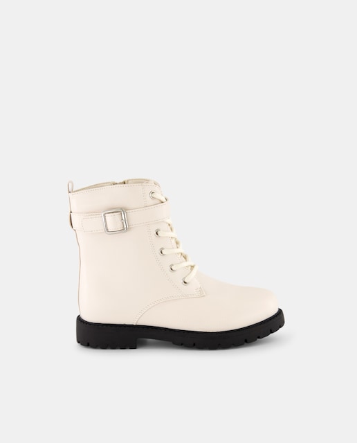 Imagen 0 de Bota tipo combat con detalle hebilla de niña