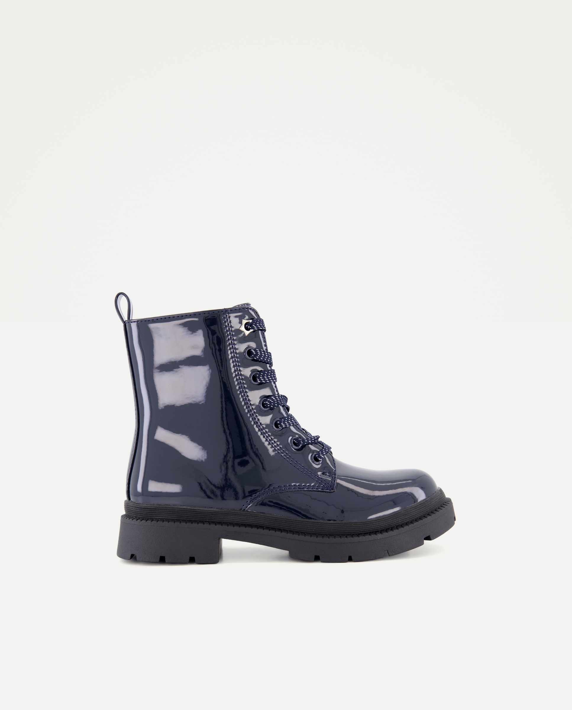 Botas de niña tipo plastificada - Kids El Corte Inglés - Azul marino Azul marino-1