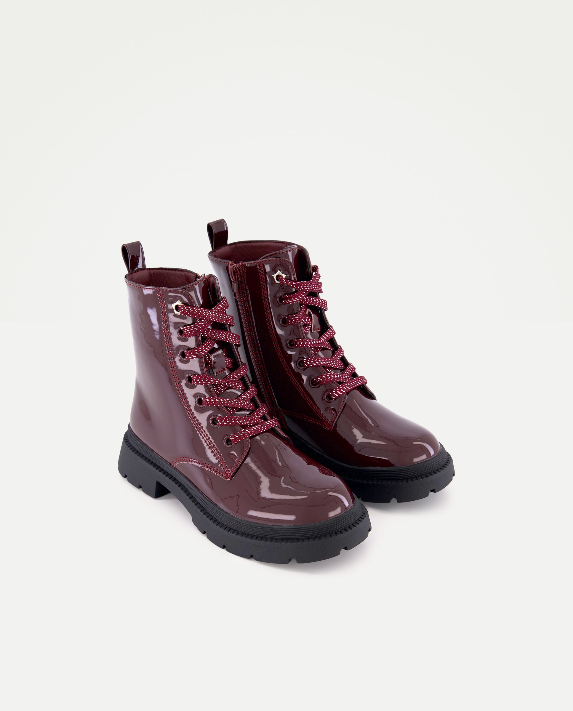 Botas Plastificada Bordeaux-2