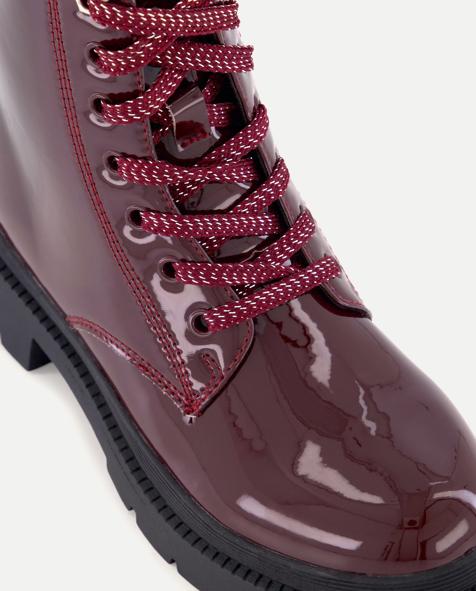 Botas Plastificada Bordeaux-5