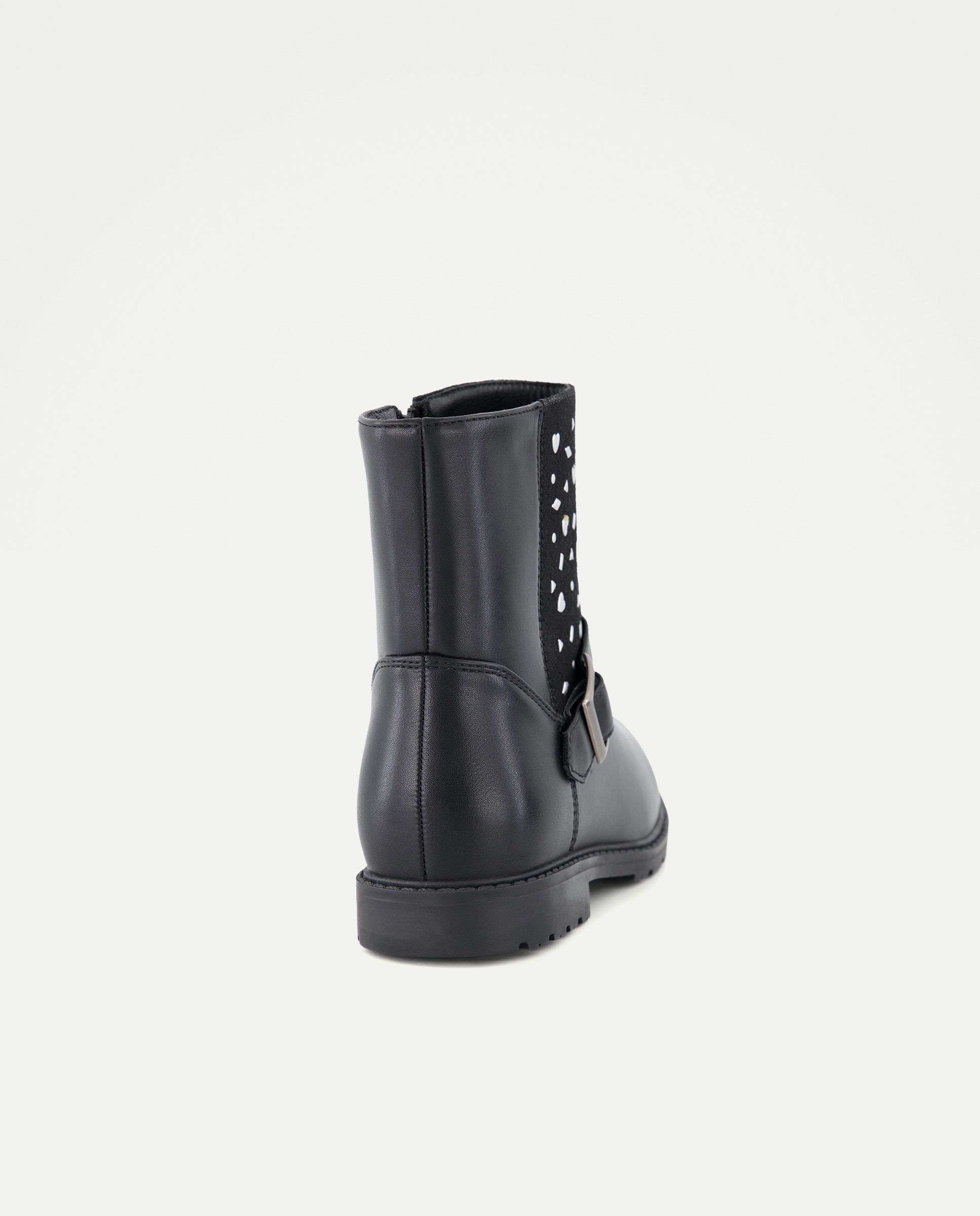 Botas biker de niña con hebillas - Kids El Corte Inglés - Negro Negro-3
