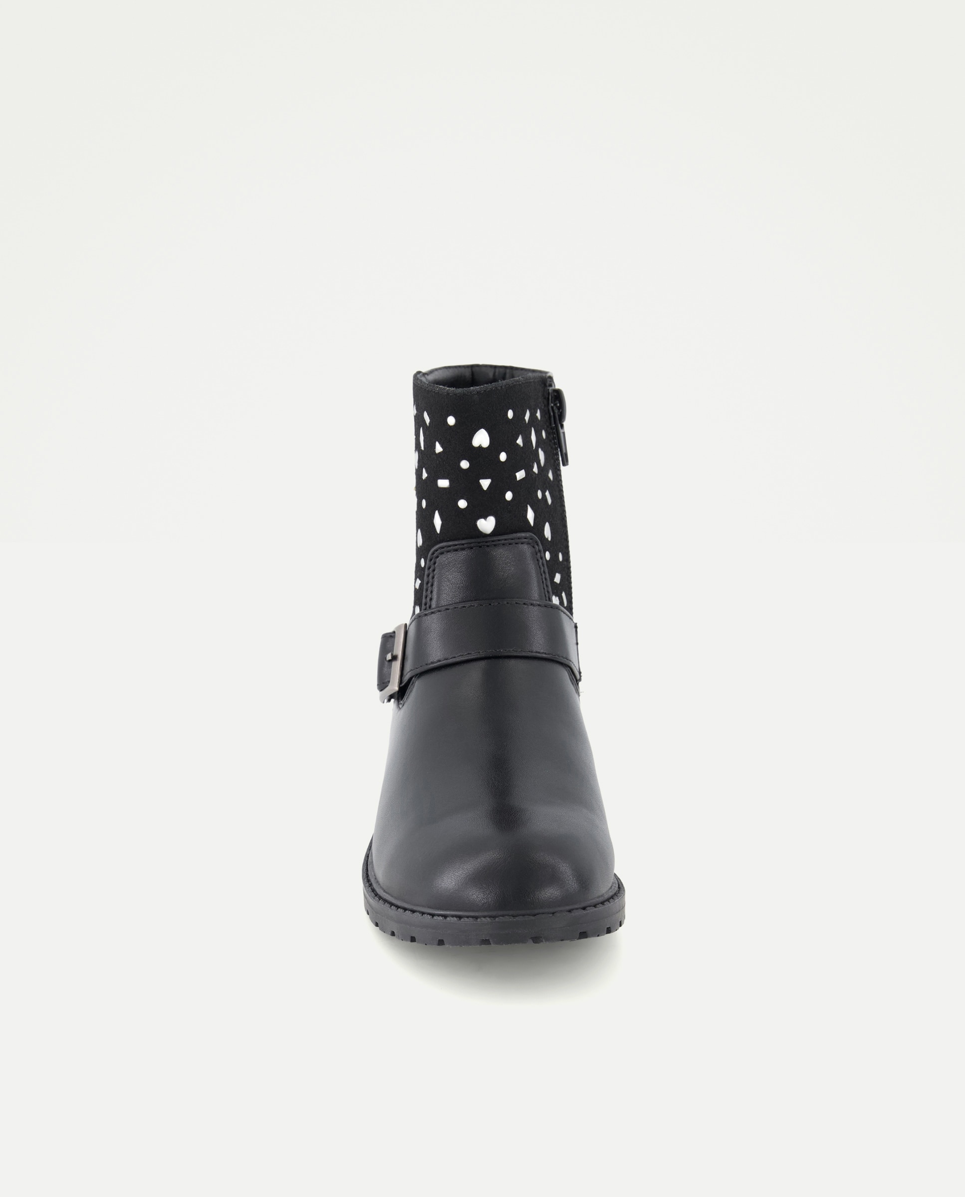 Botas biker de niña con hebillas - Kids El Corte Inglés - Negro Negro-4