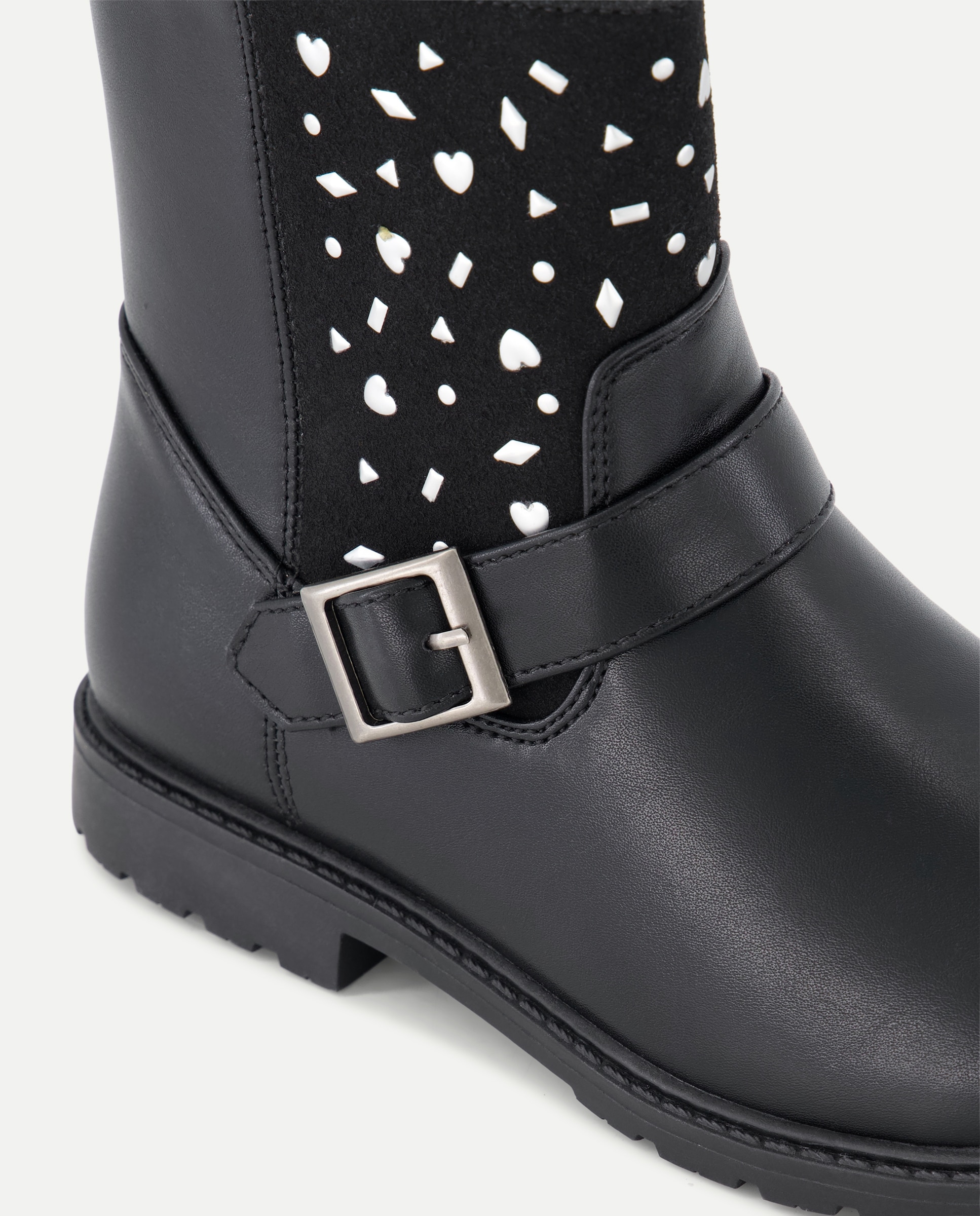 Botas biker de niña con hebillas - Kids El Corte Inglés - Negro Negro-5