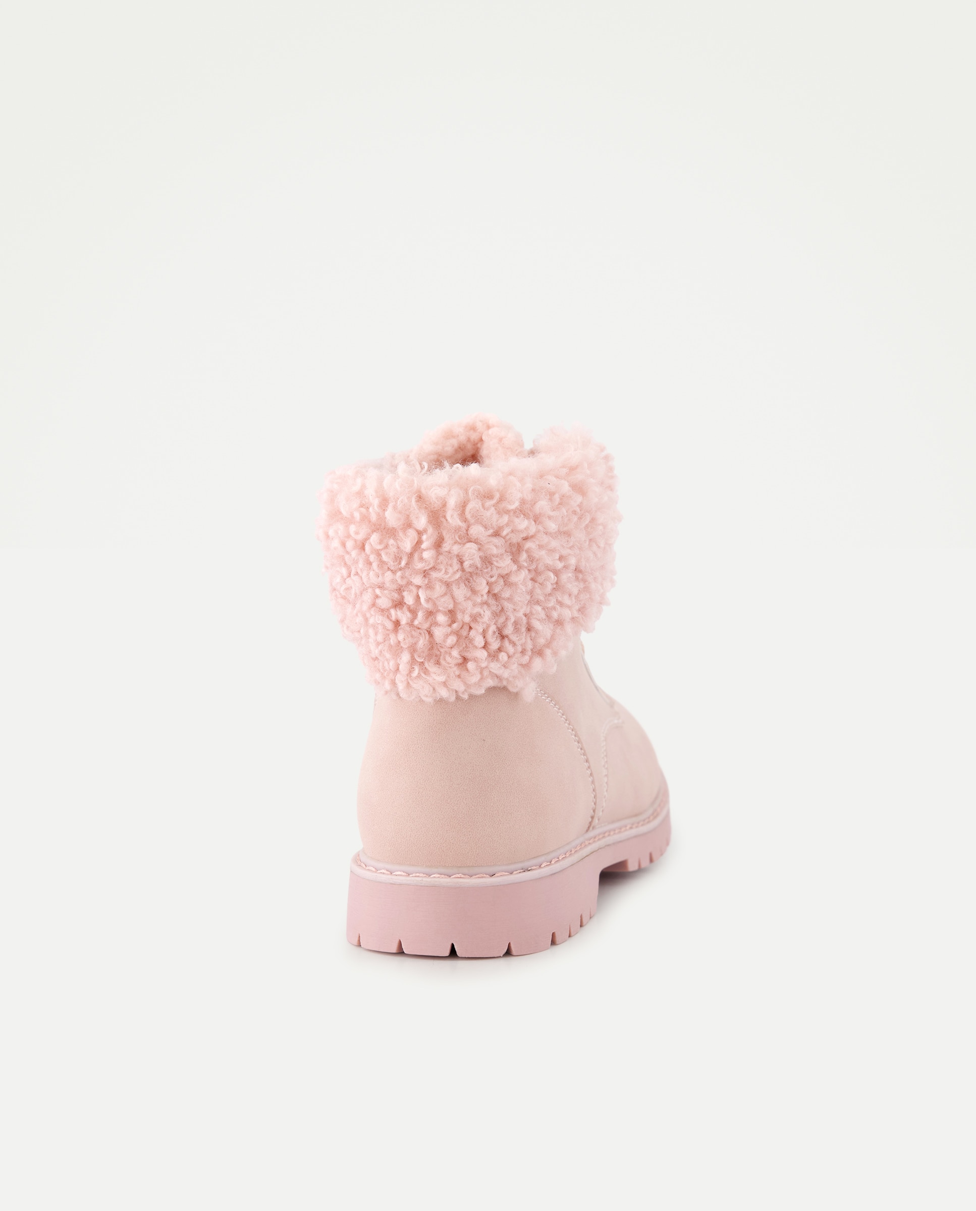 Botas de montaña de niña con cierre de cordones - Kids El Corte Inglés - Rosa claro Rosa claro-3