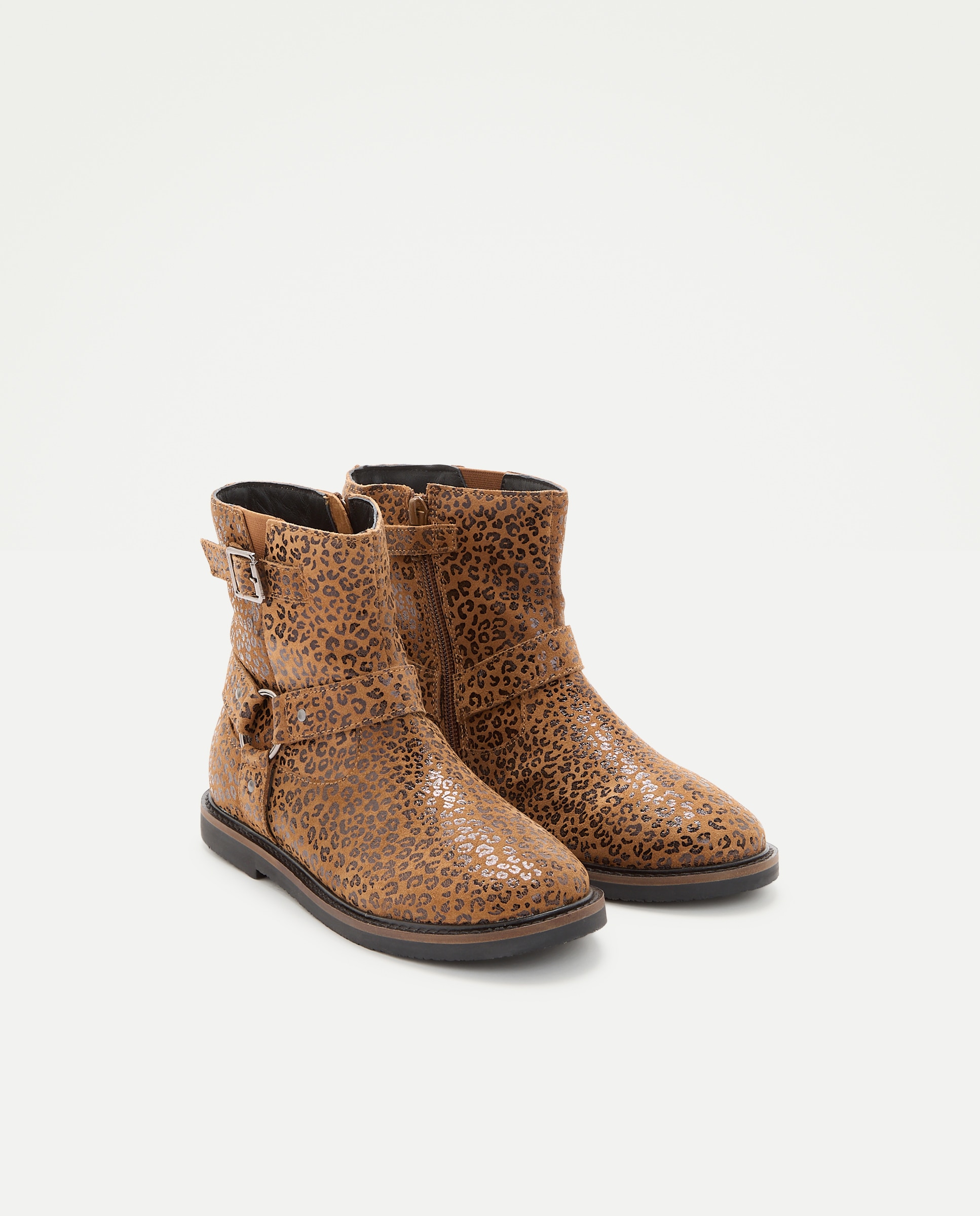 Botas de Criança em Croute com Estampado Animal Kids El Corte Inglés Castanho-2