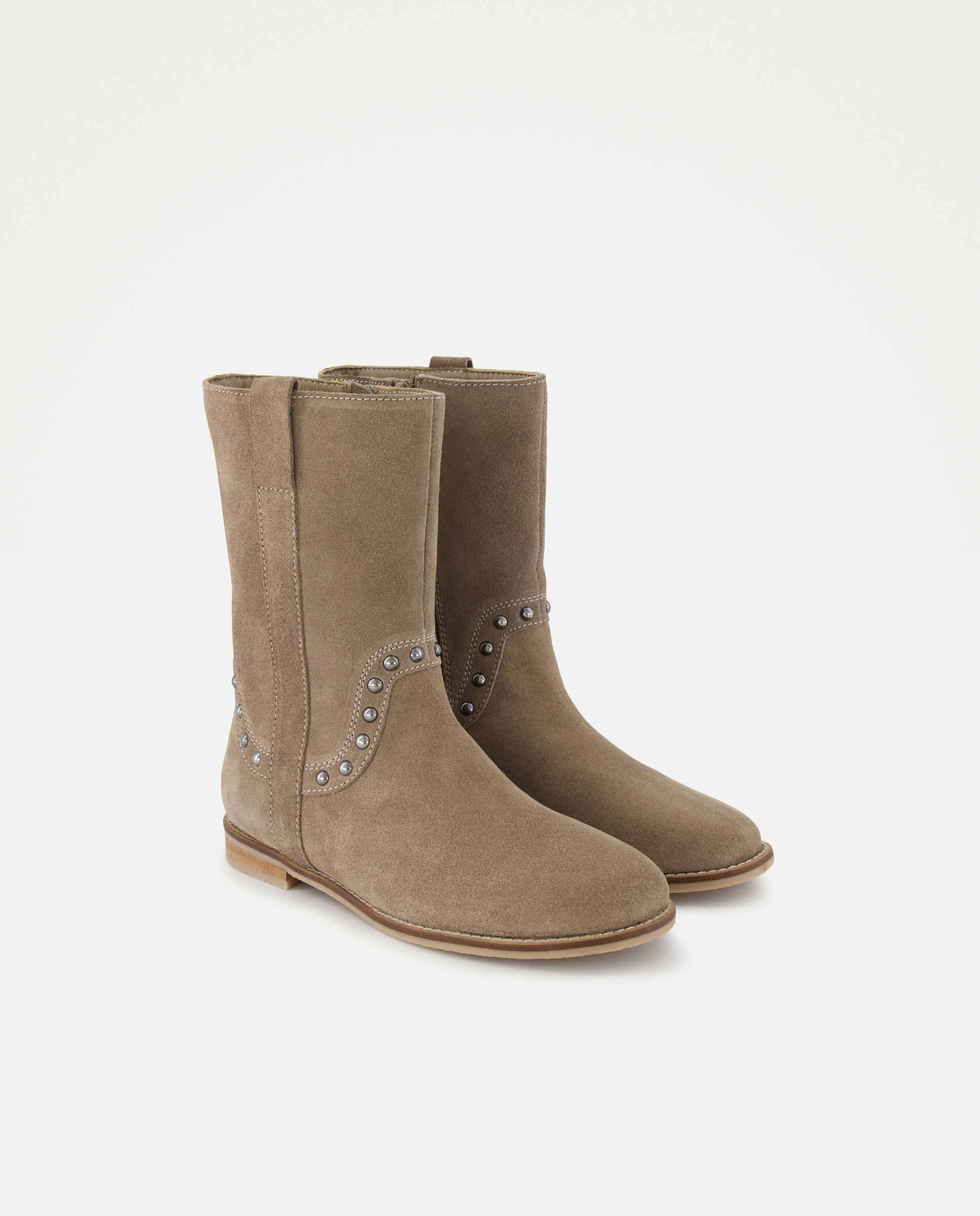 Imagen 2 de Botas camperas de niña con serraje y hebilla - Kids El Corte Inglés - Tostado Tostado