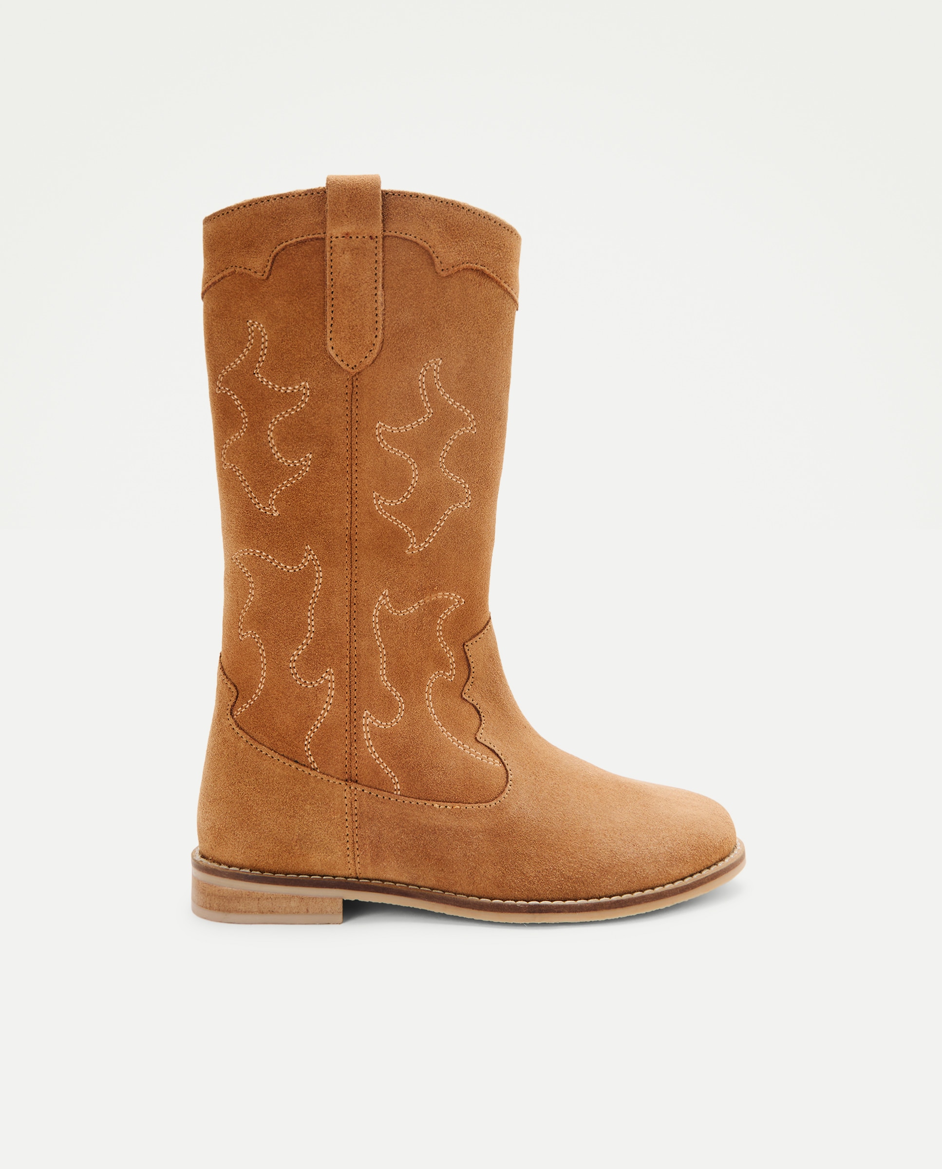 Bota campera serraje alta hebilla - Kids El Corte Inglés - Marrón Marrón-1