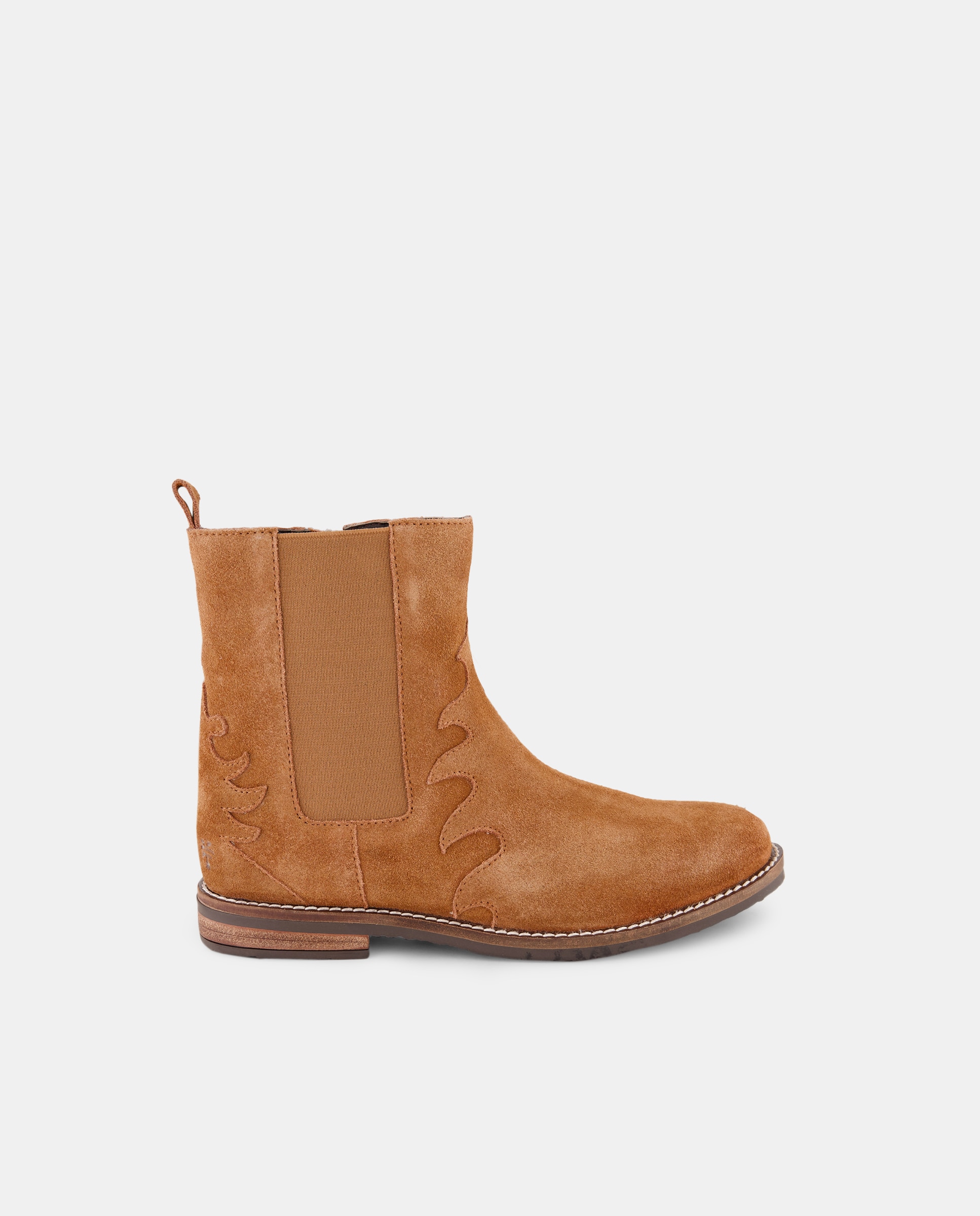 Botins Cowboy em Croute Camel-1