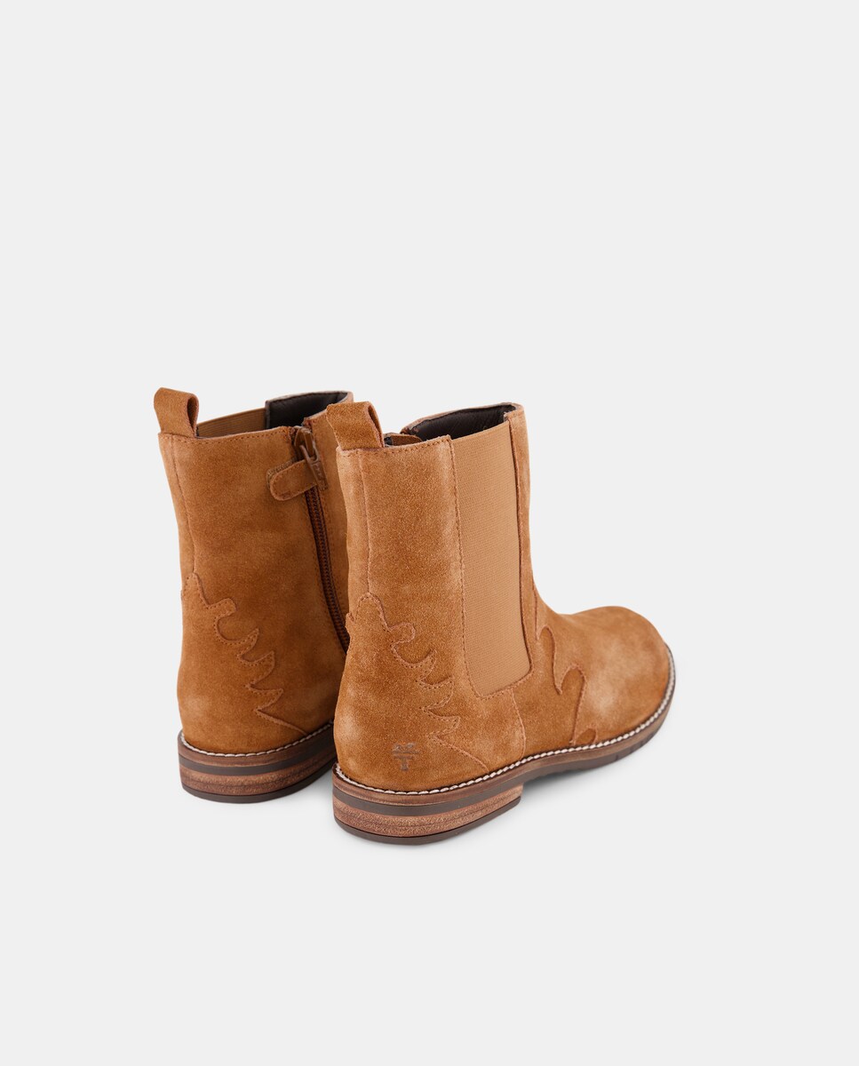 Botins Cowboy em Croute Camel-3