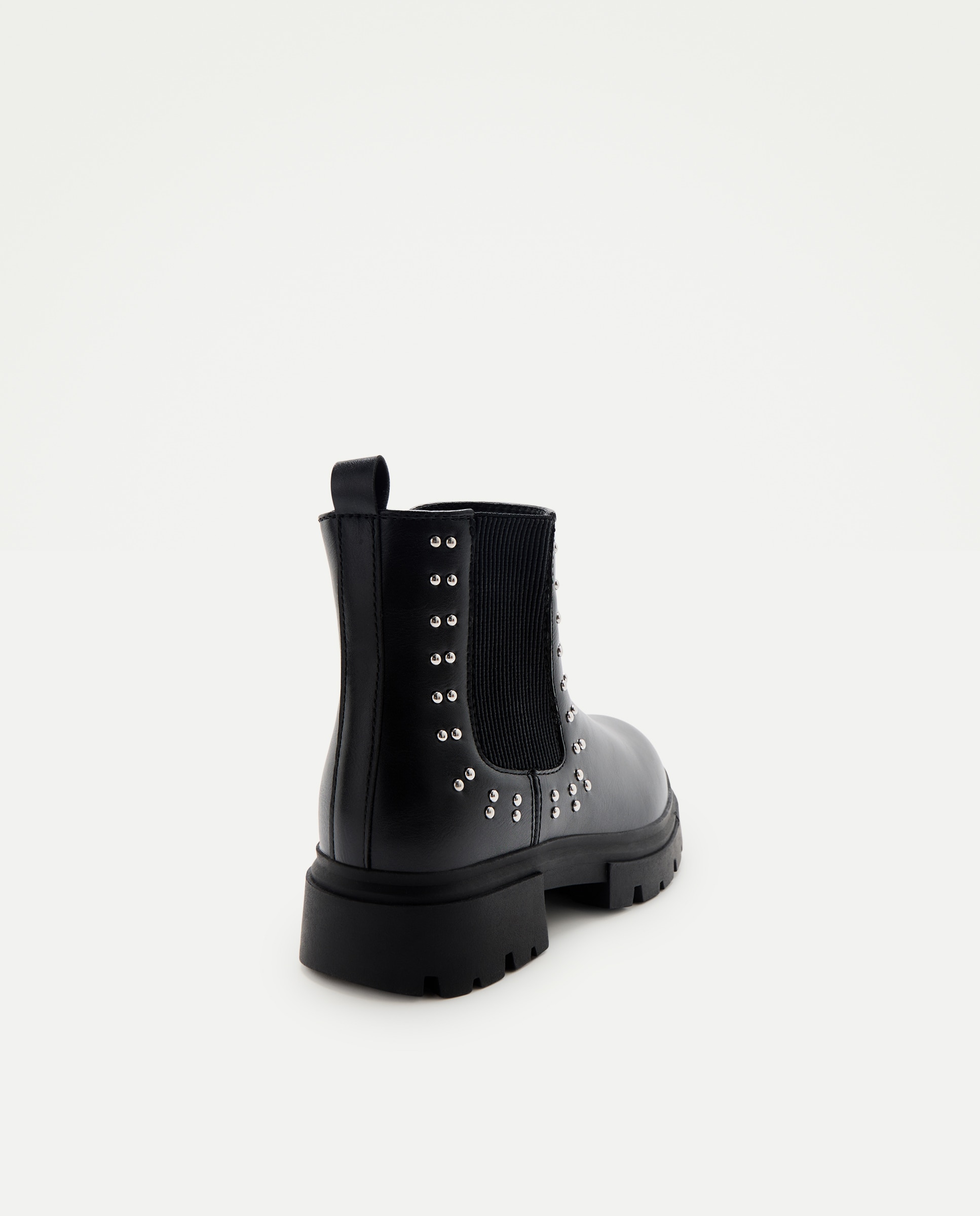 Botines chelsea de niña con tachas - Kids El Corte Inglés - Negro Negro-3