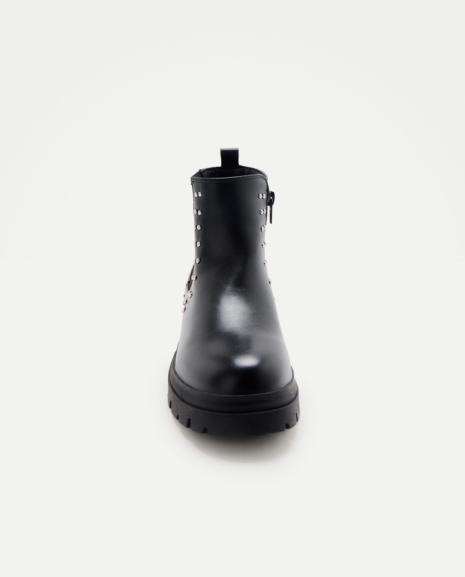 Botines chelsea de niña con tachas - Kids El Corte Inglés - Negro Negro-4