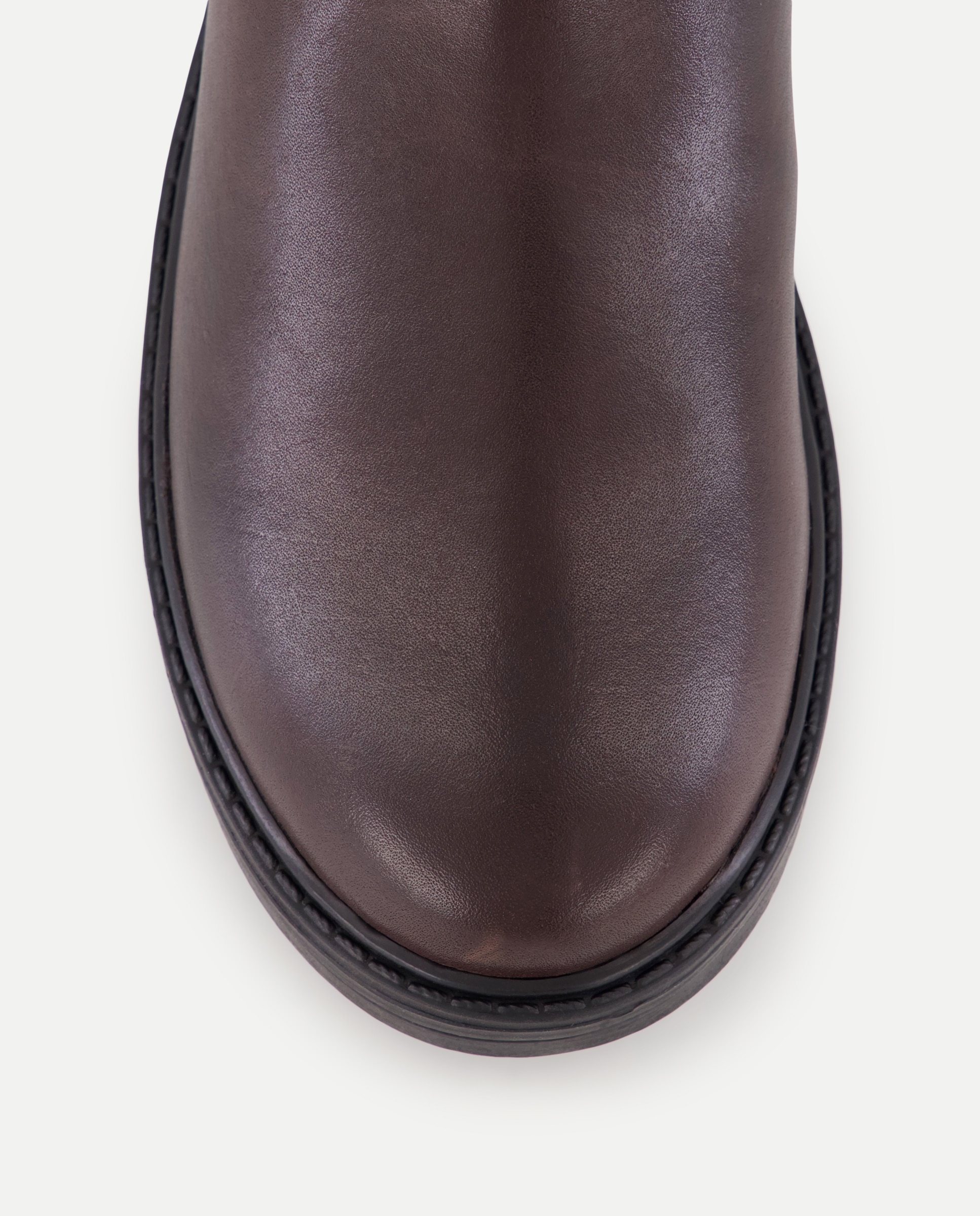 Botins Chelsea em Pele 291 Beringela-5