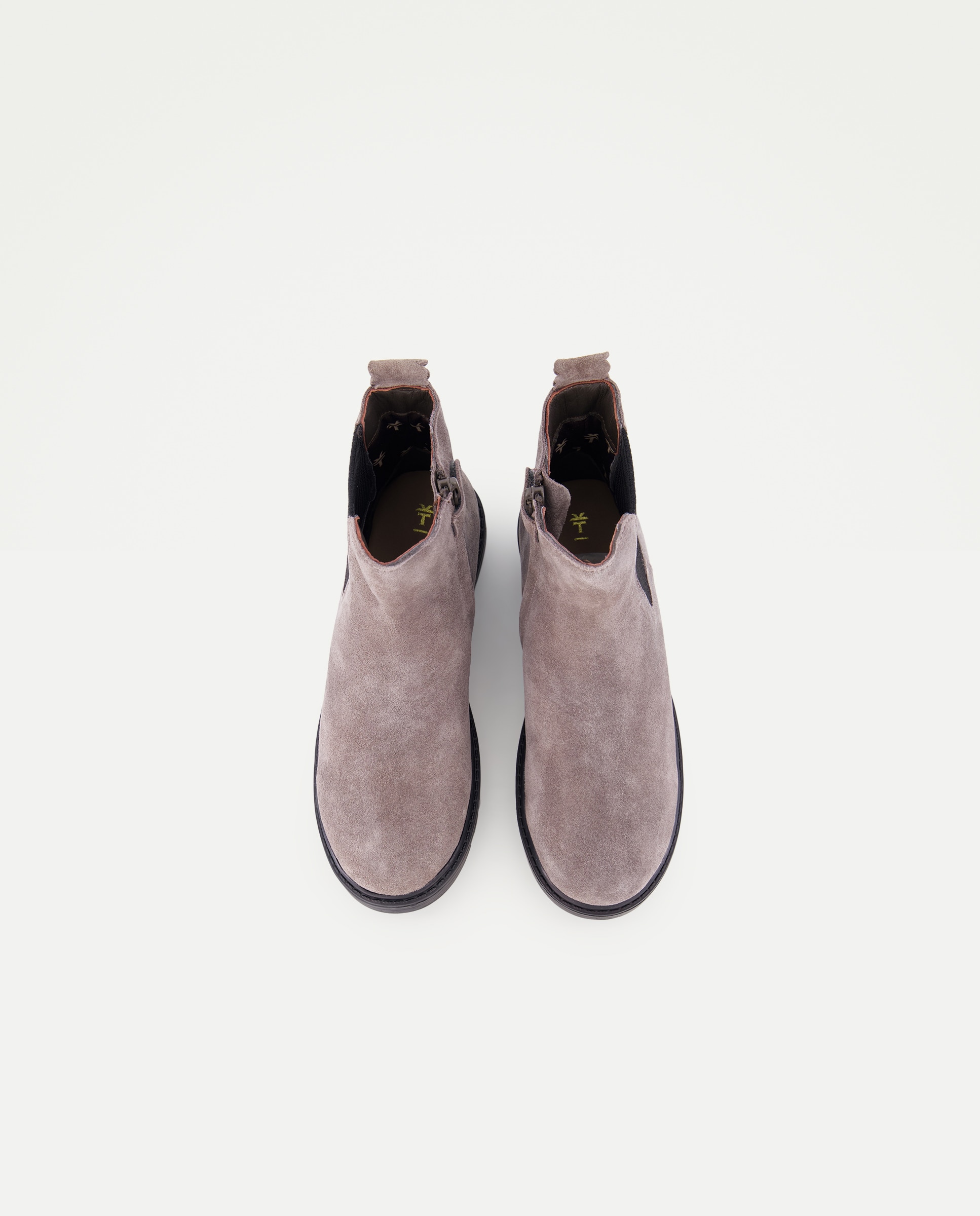 Botins Chelsea em Pele Castanho-4