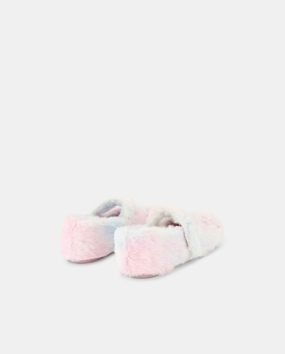 Pantufas com Pelo 200 Rosa-3