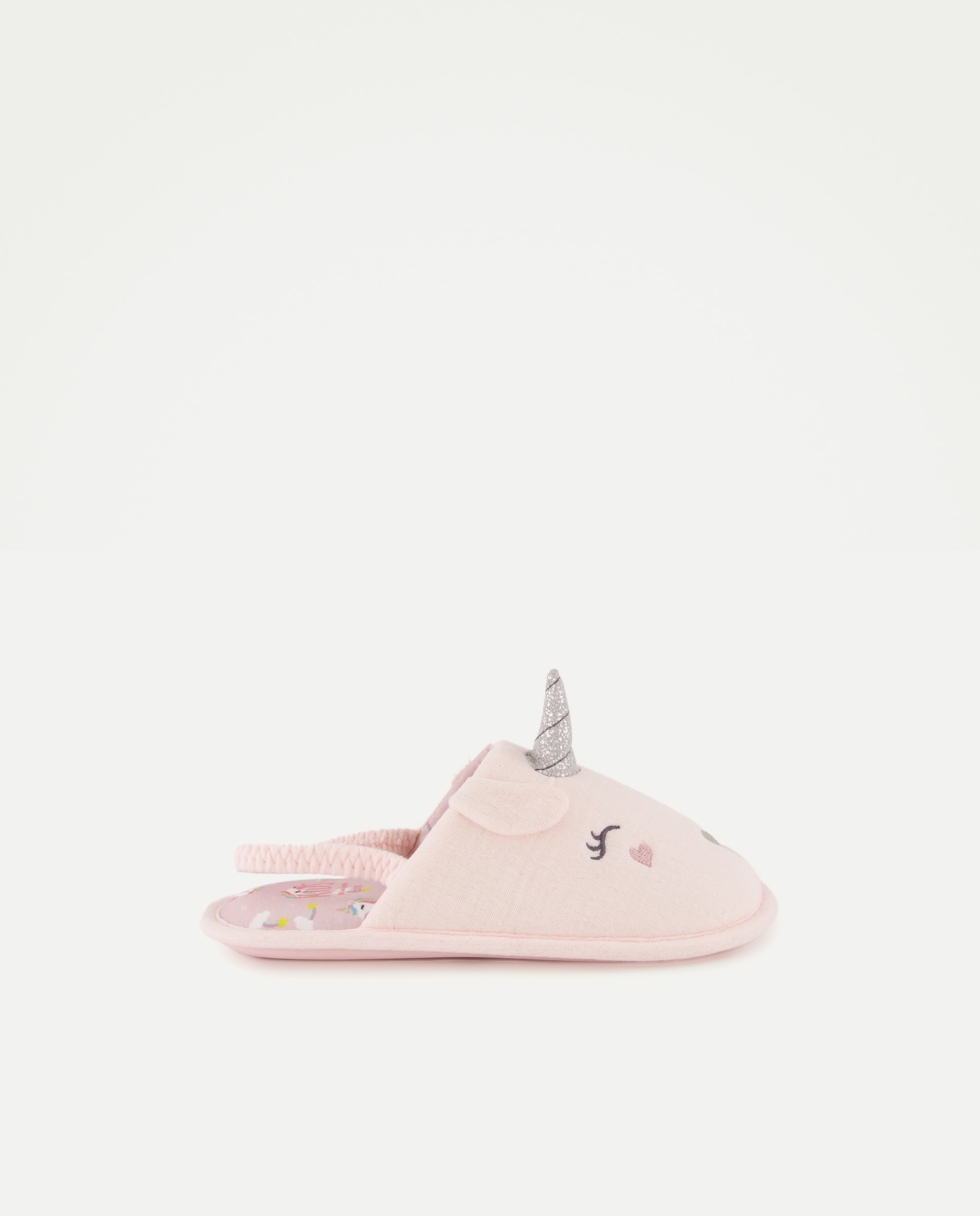 Imagem 0 de Pantufas infantis com unicornio