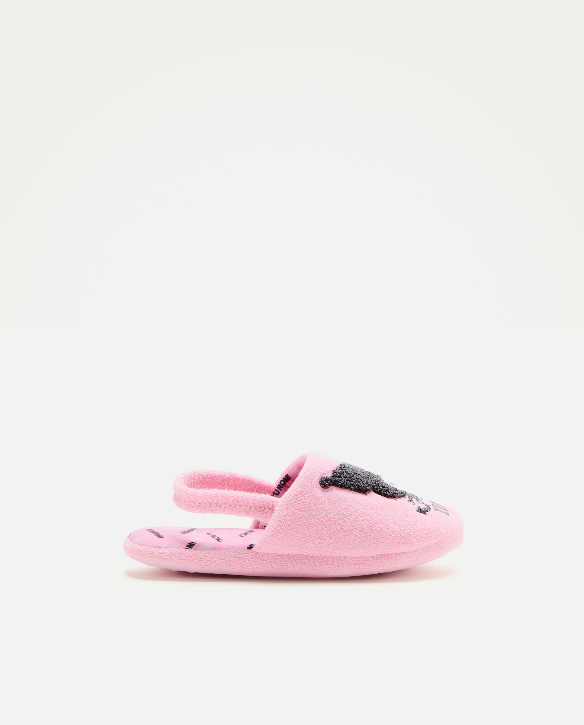 Pantufas com Estampado Kuromi 200 Rosa-1