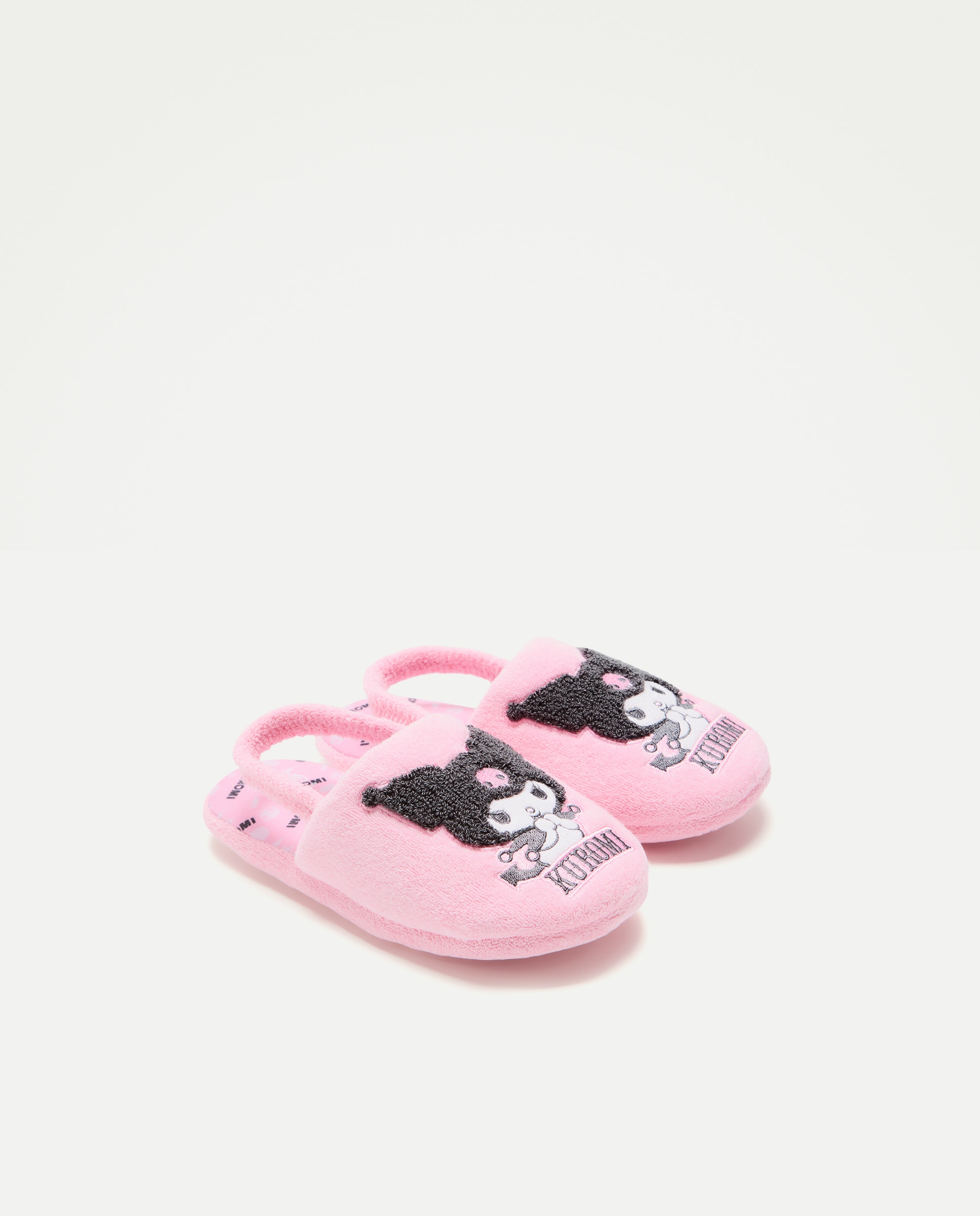 Pantufas com Estampado Kuromi 200 Rosa-2