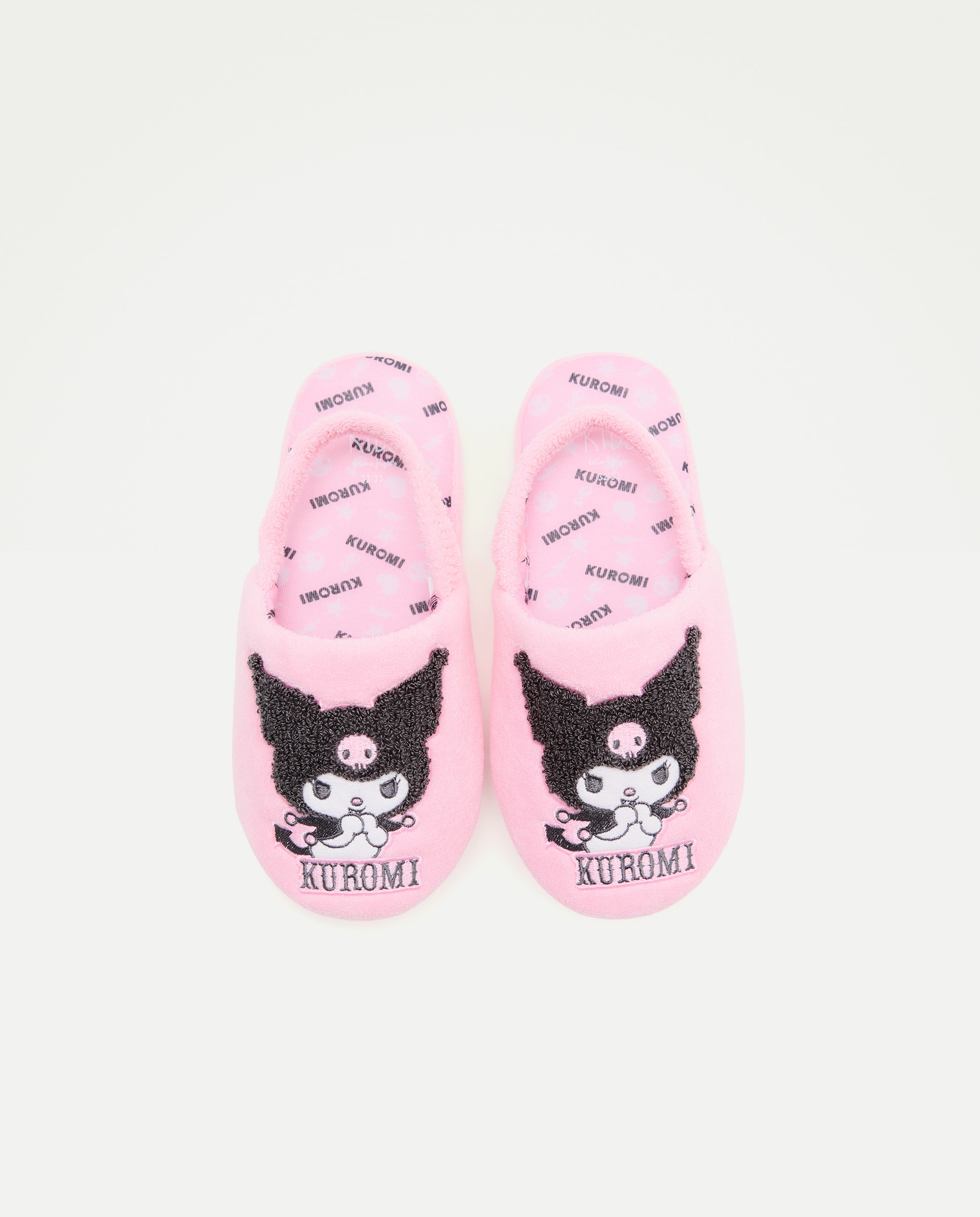 Pantufas com Estampado Kuromi 200 Rosa-4