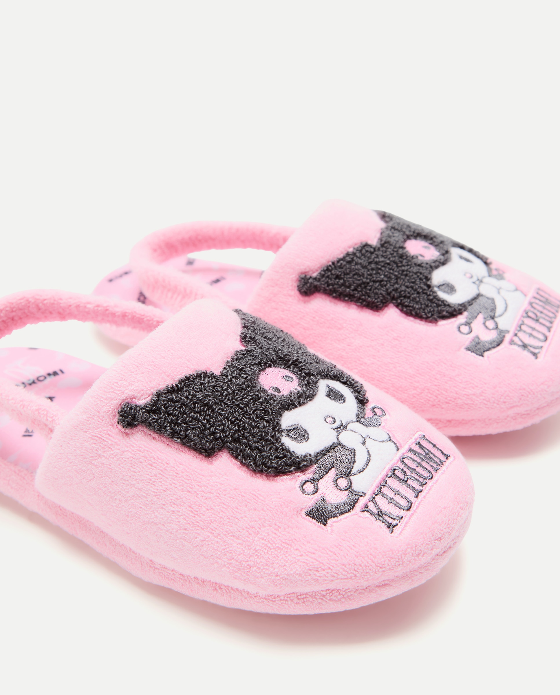Pantufas com Estampado Kuromi 200 Rosa-5