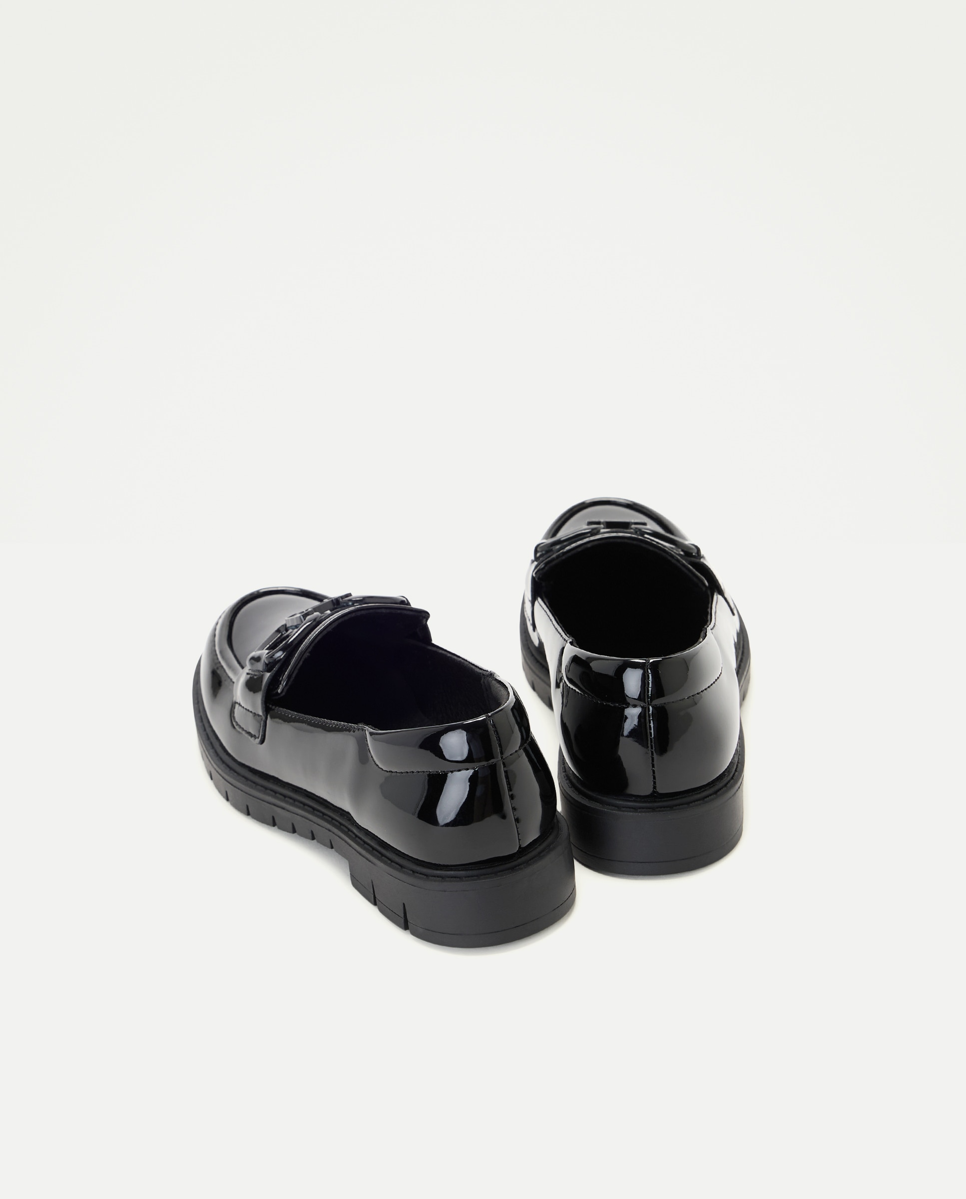 Mocassins de Verniz com Adorno de Metal Kids El Corte Inglés Preto-3