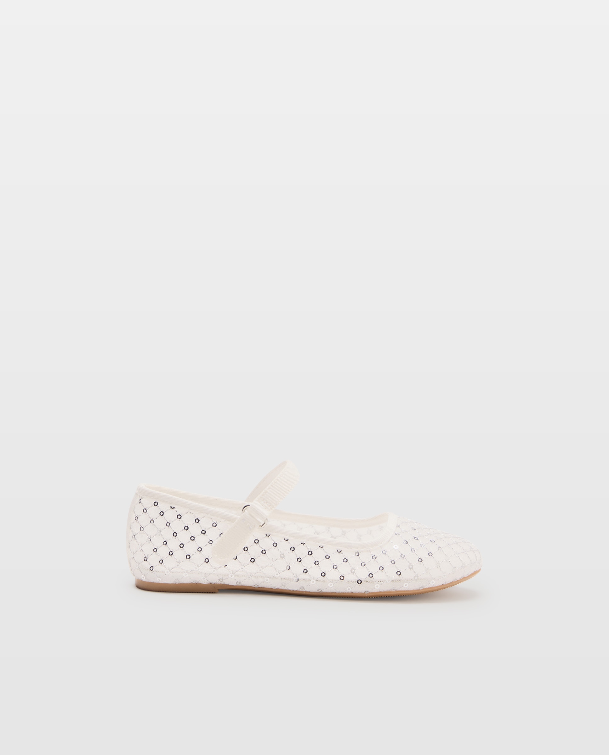 Sabrinas Multi Strass com Biqueira Redonda Kids El Corte Inglés Branco-1