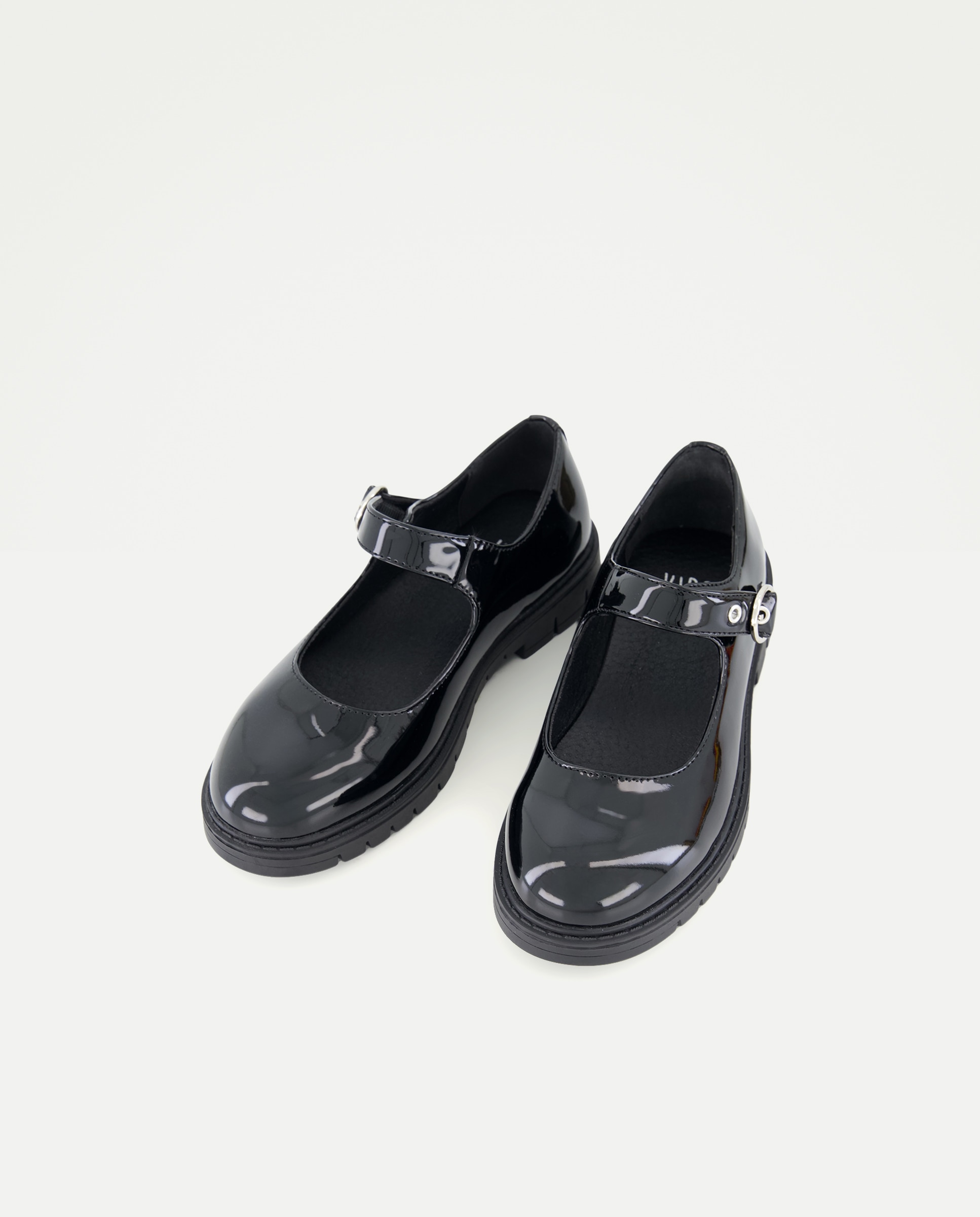Sapatos de Presilha de Verniz Kids El Corte Inglés Preto-2