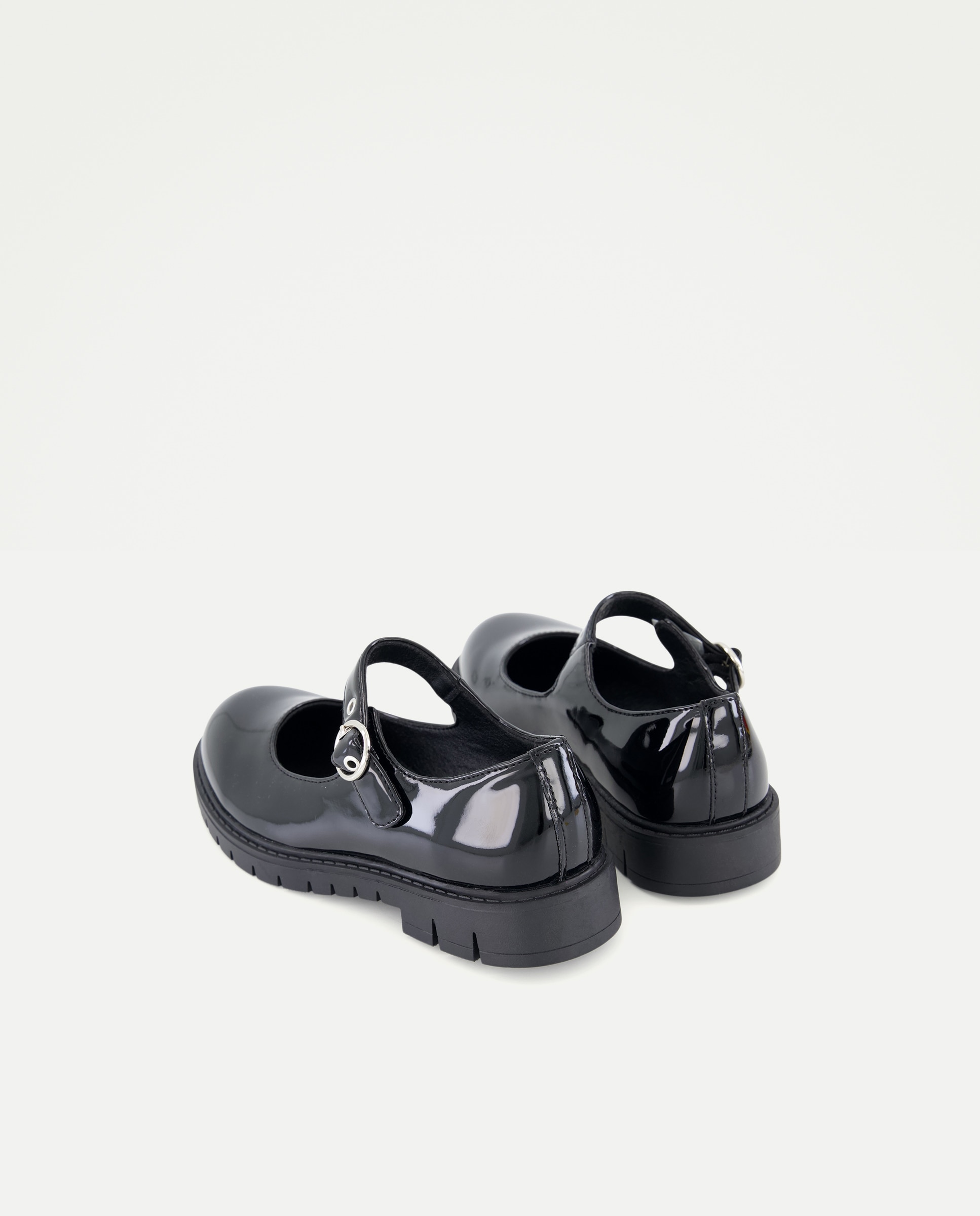 Sapatos de Presilha de Verniz Kids El Corte Inglés Preto-3
