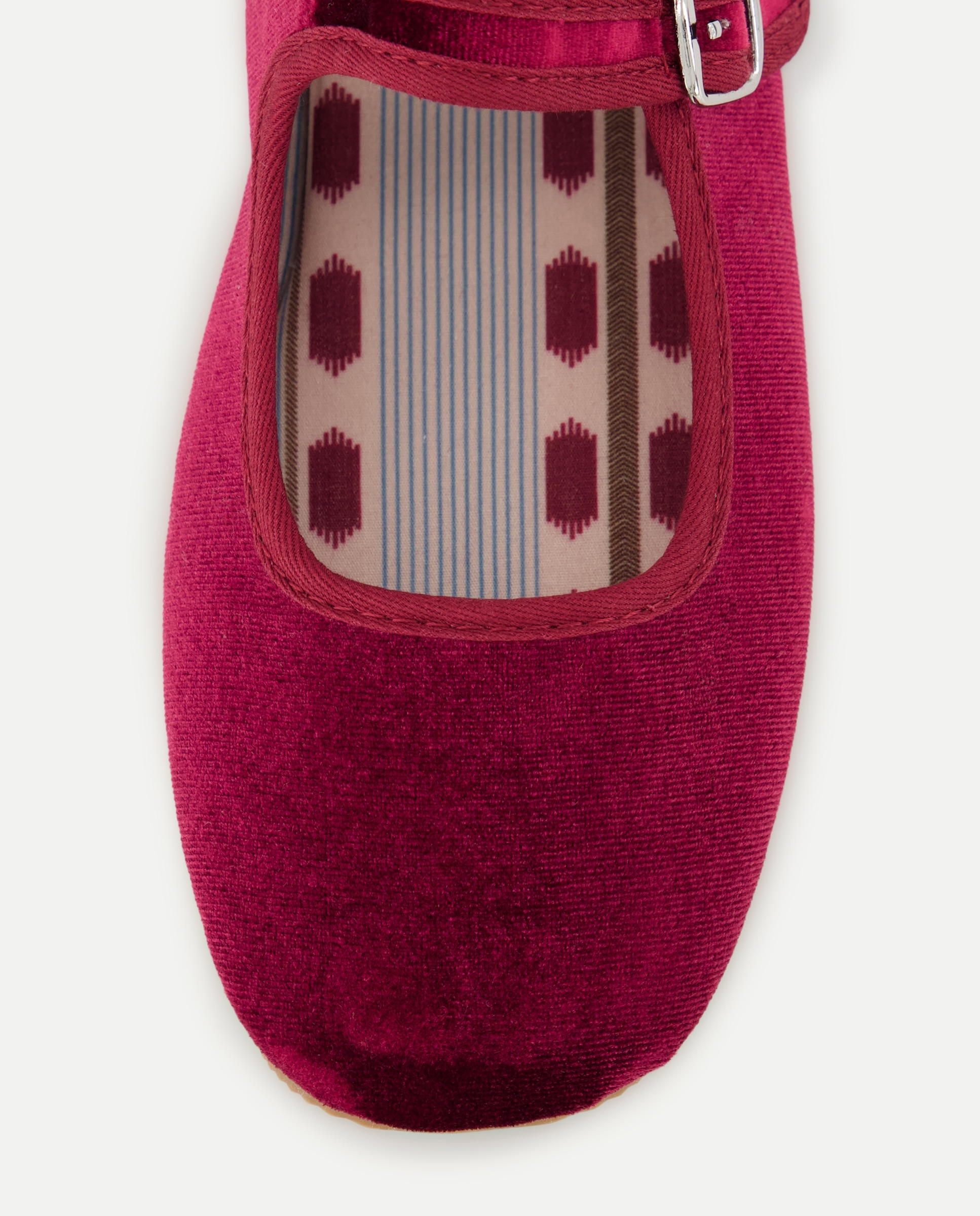 Sapatos de Presilha de Veludo Coconut El Corte Inglés Bordeaux-5