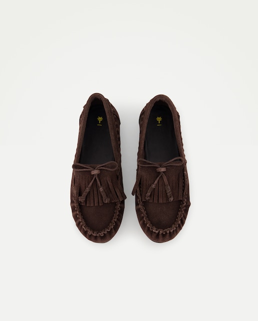 Imagen 0 de Mocasín serraje Kioba Chocolate