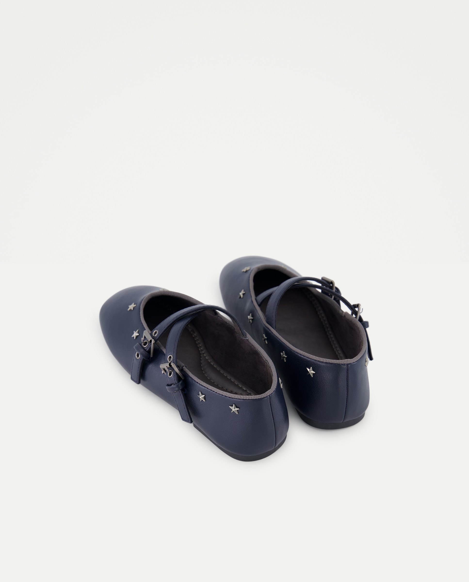 Sapatos de Presilha com Mini Tachas Azul-marinho-3