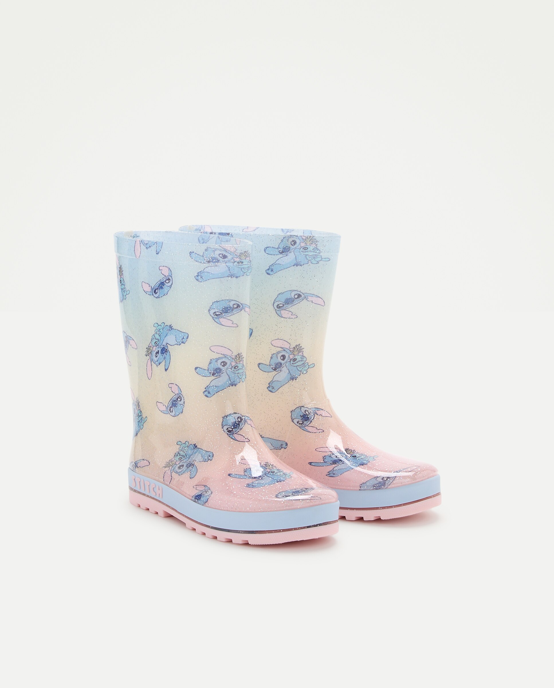 Galochas com Glitter e Desenho do Stitch Kids El Corte Inglés Multicolor-2