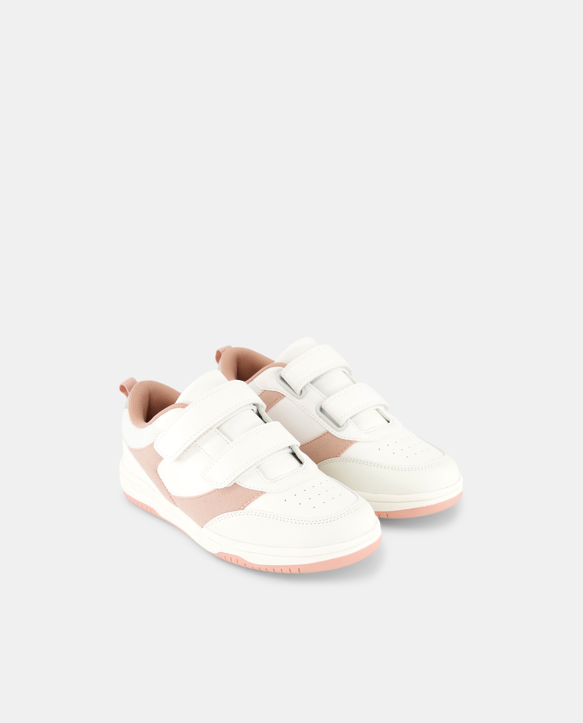 Sapatilhas Escolares Lisas Rosa-claro-2